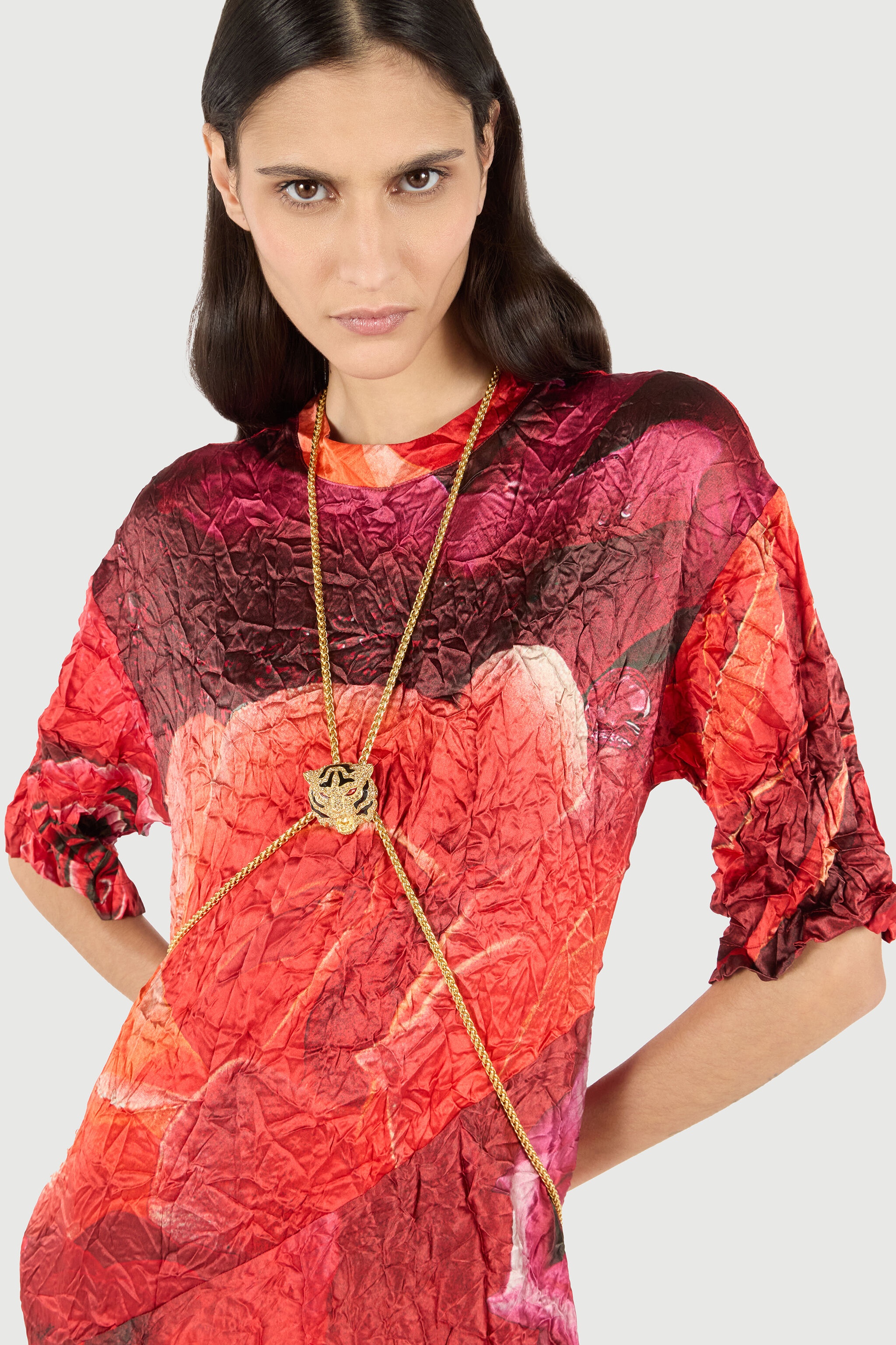 Necklace With Tiger Head - 2
