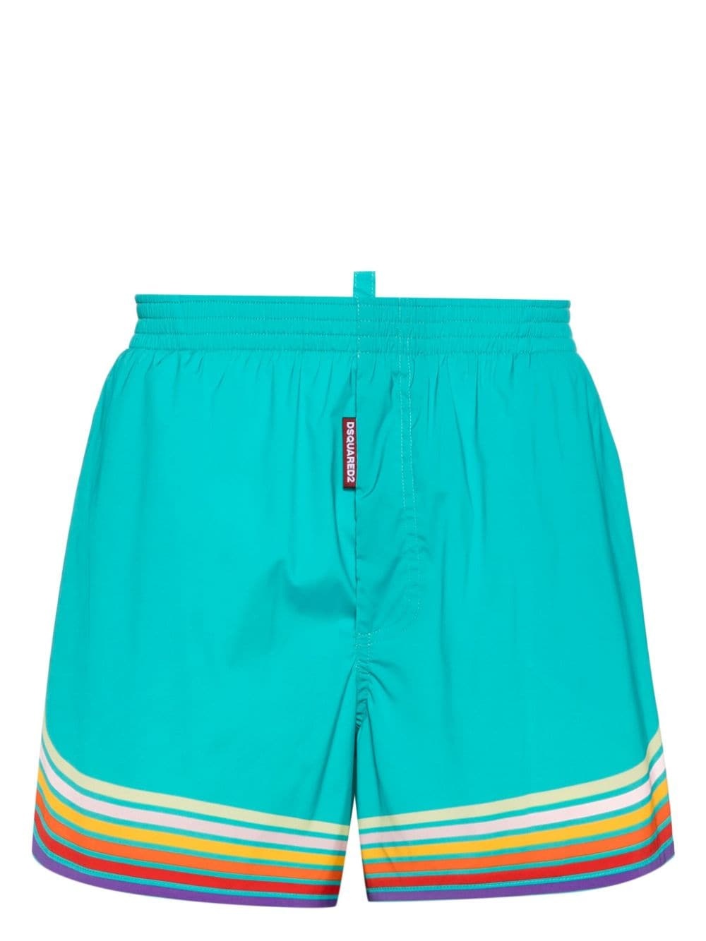 stripe-detail swim shorts - 1