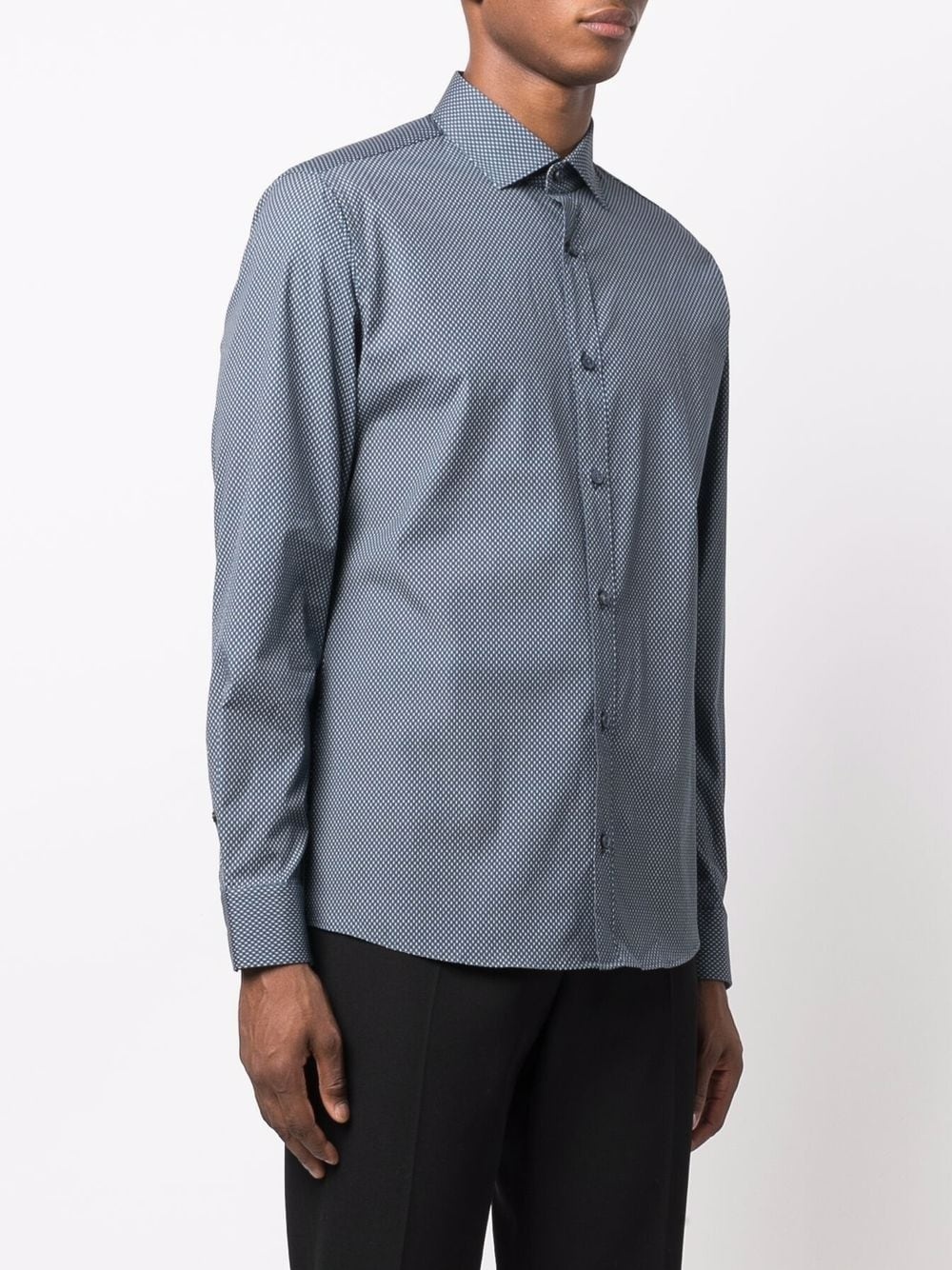 long-sleeve poplin shirt - 3