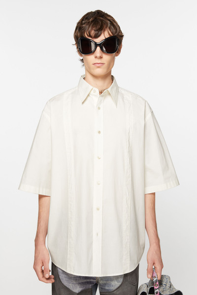 Acne Studios Short sleeve button-up shirt - White outlook