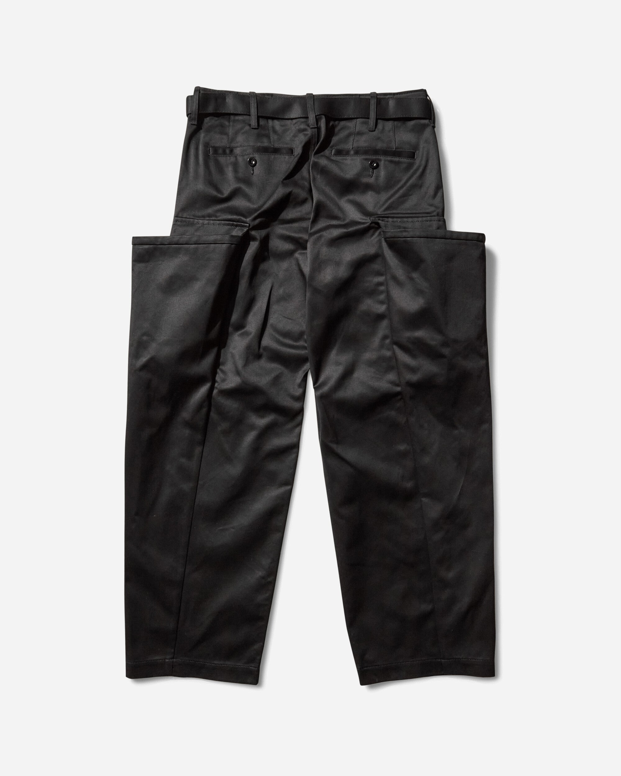 Men's Cotton Chino Pants Black - 2