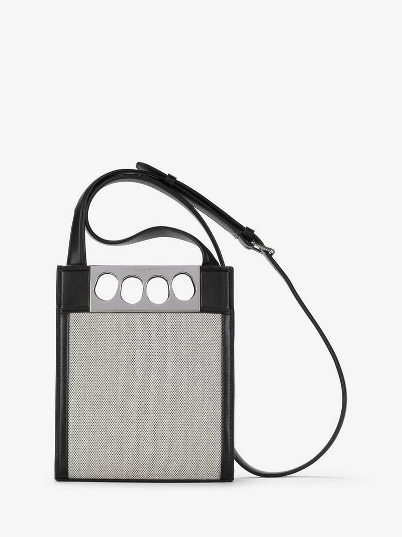 Men's The Grip Mini Tote Bag in White/black 1