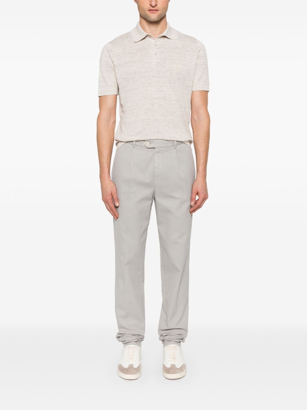 fine-knit polo shirt - 2