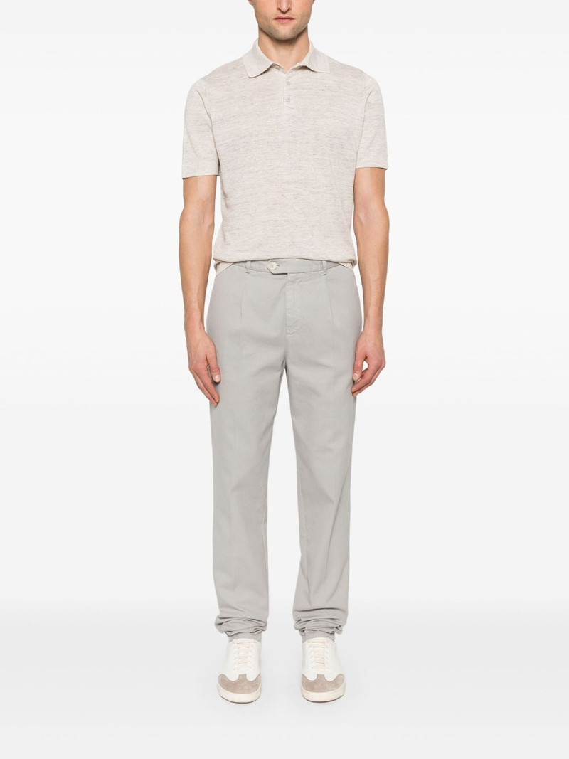 Brunello Cucinelli fine-knit polo shirt outlook