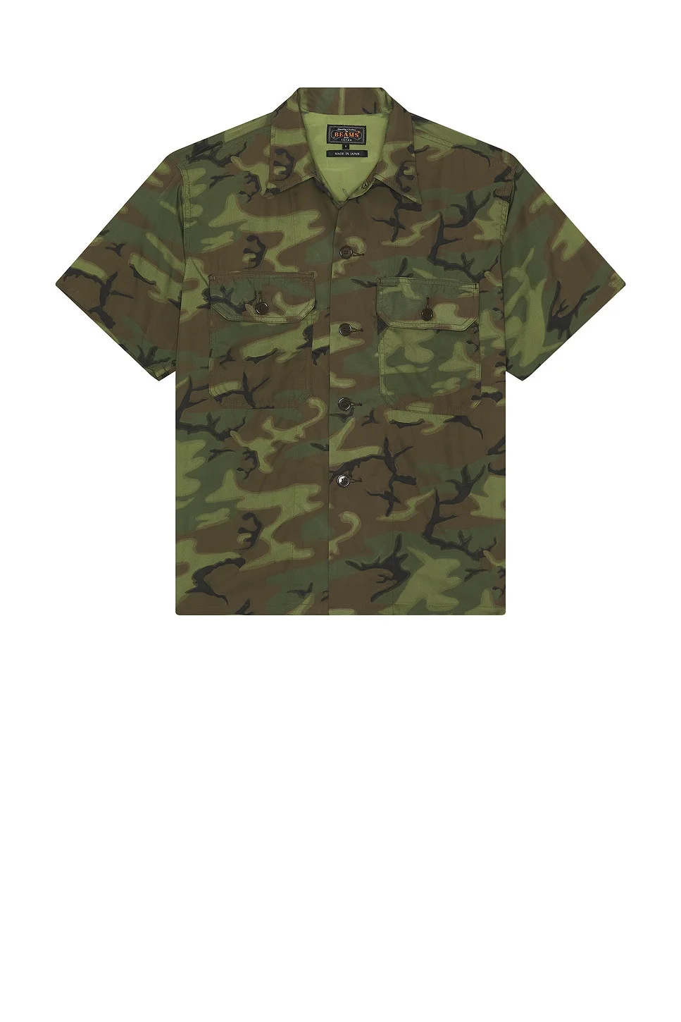Mil-Sht Mesh Camo Jacquard Mapping Print - 1