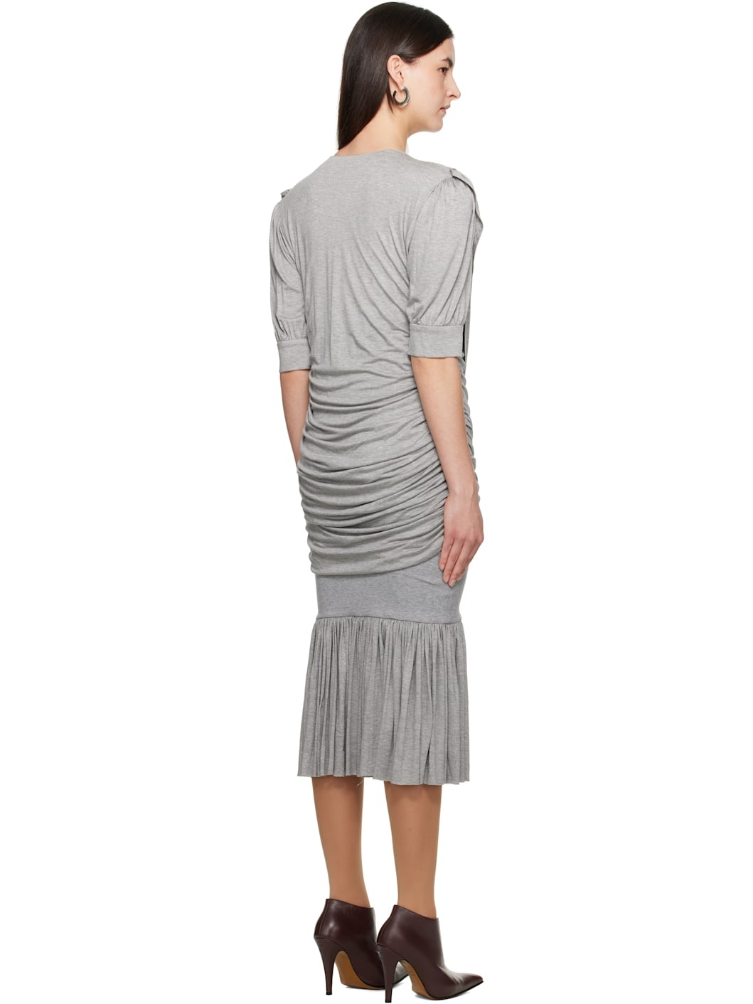 Gray Amanda Midi Dress - 3