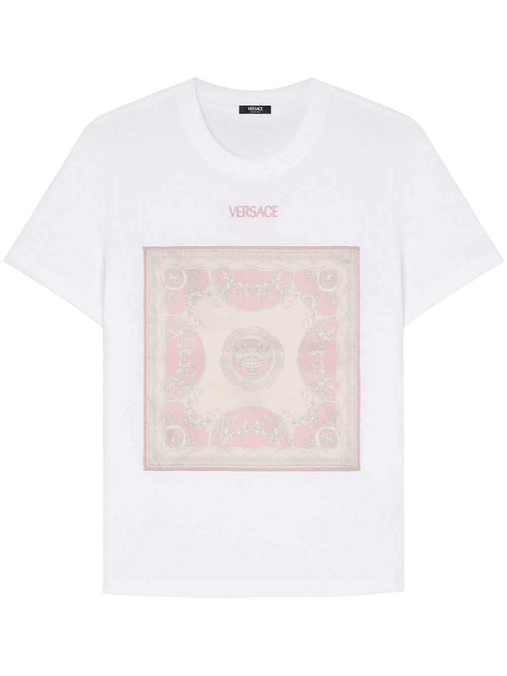 logo-embroidered T-shirt - 1