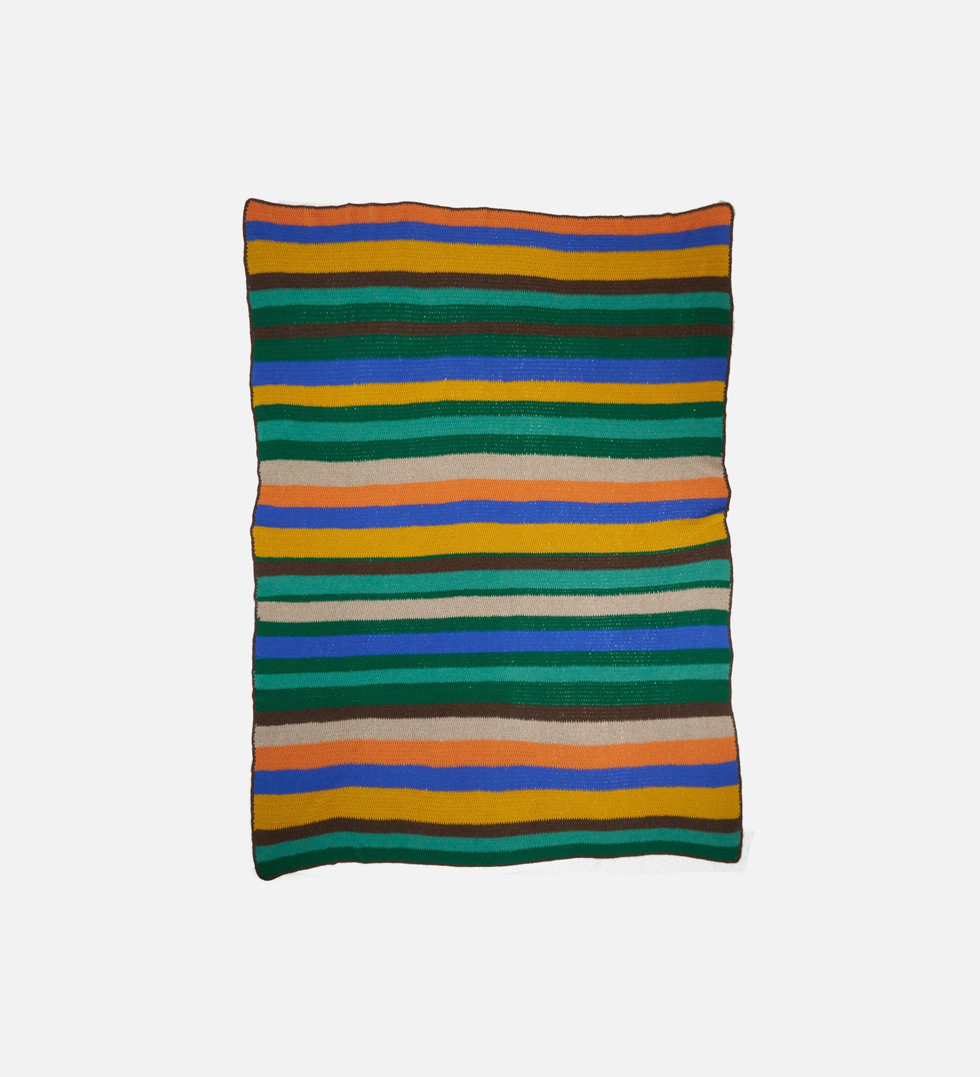 CROCHET STRIPE BLANKET - 1