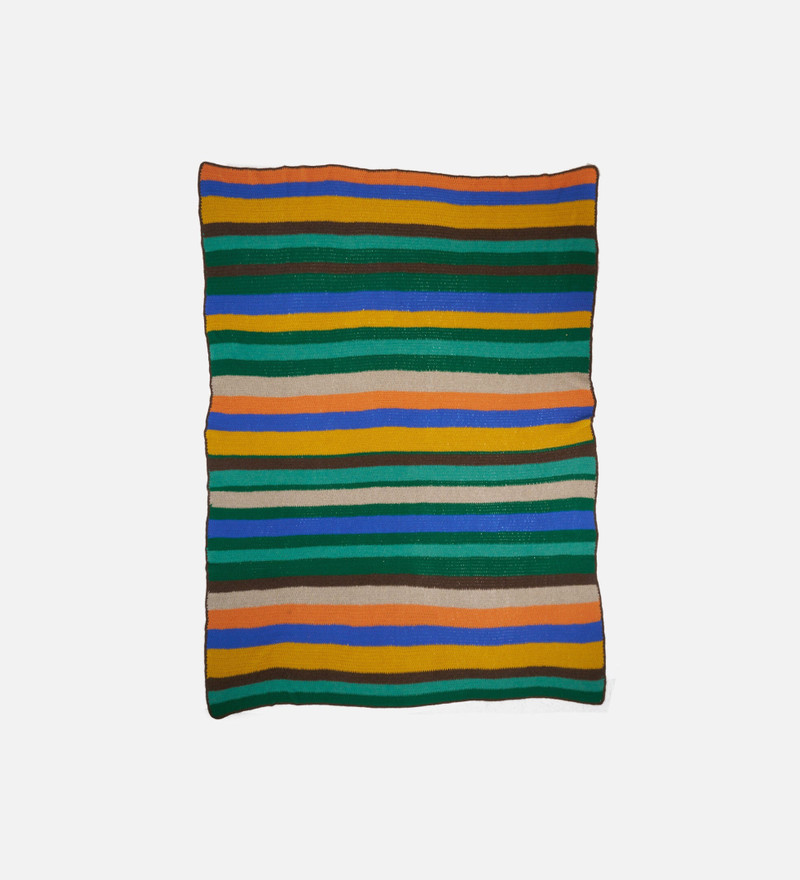 CROCHET STRIPE BLANKET 1