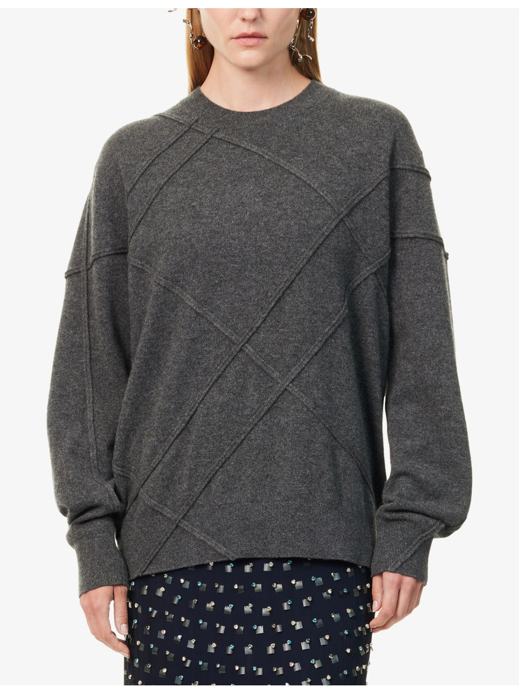 Timona Textured-Stitch Cashmere Jumper - 3