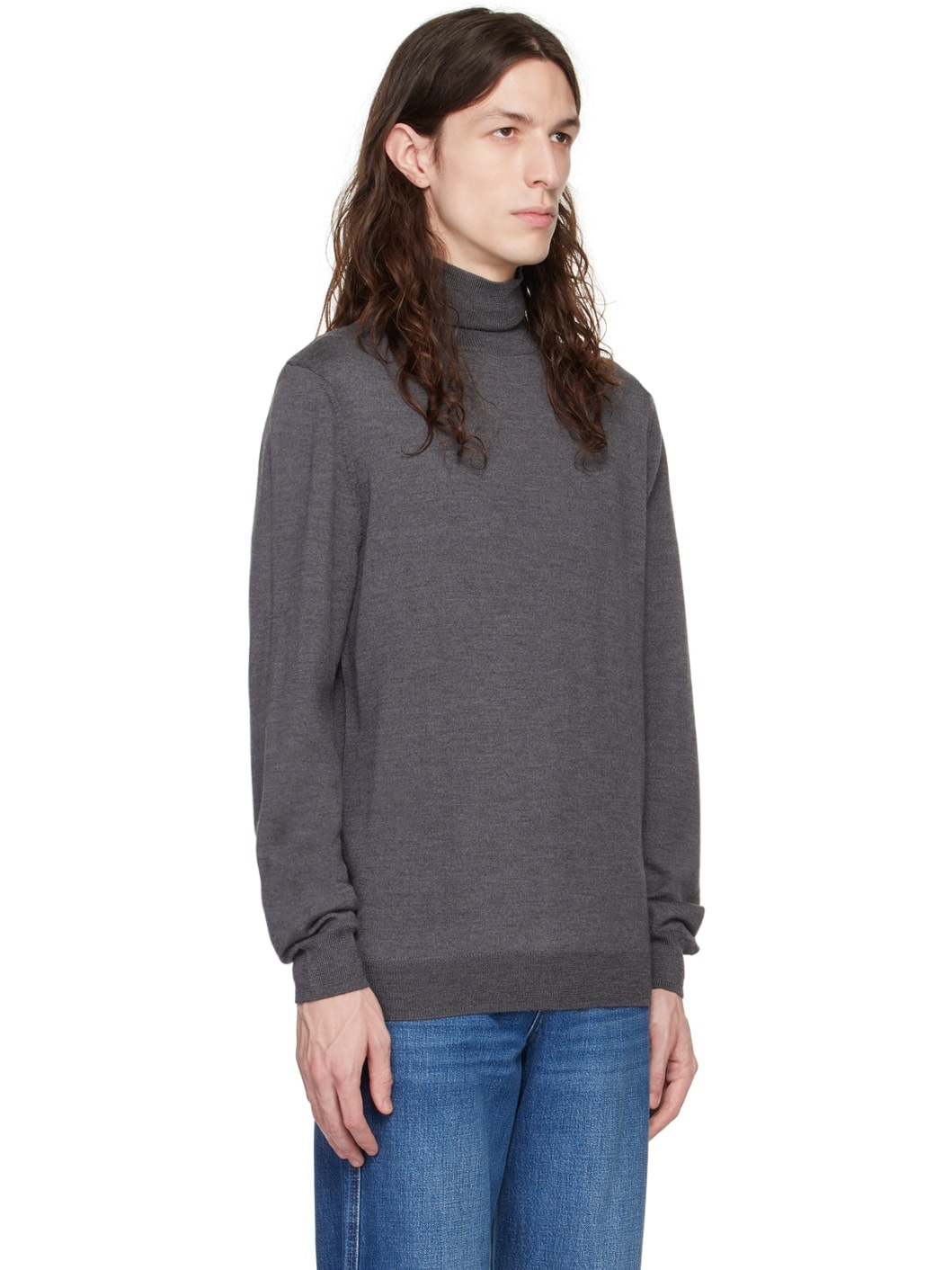 Gray Dundee Turtleneck - 2