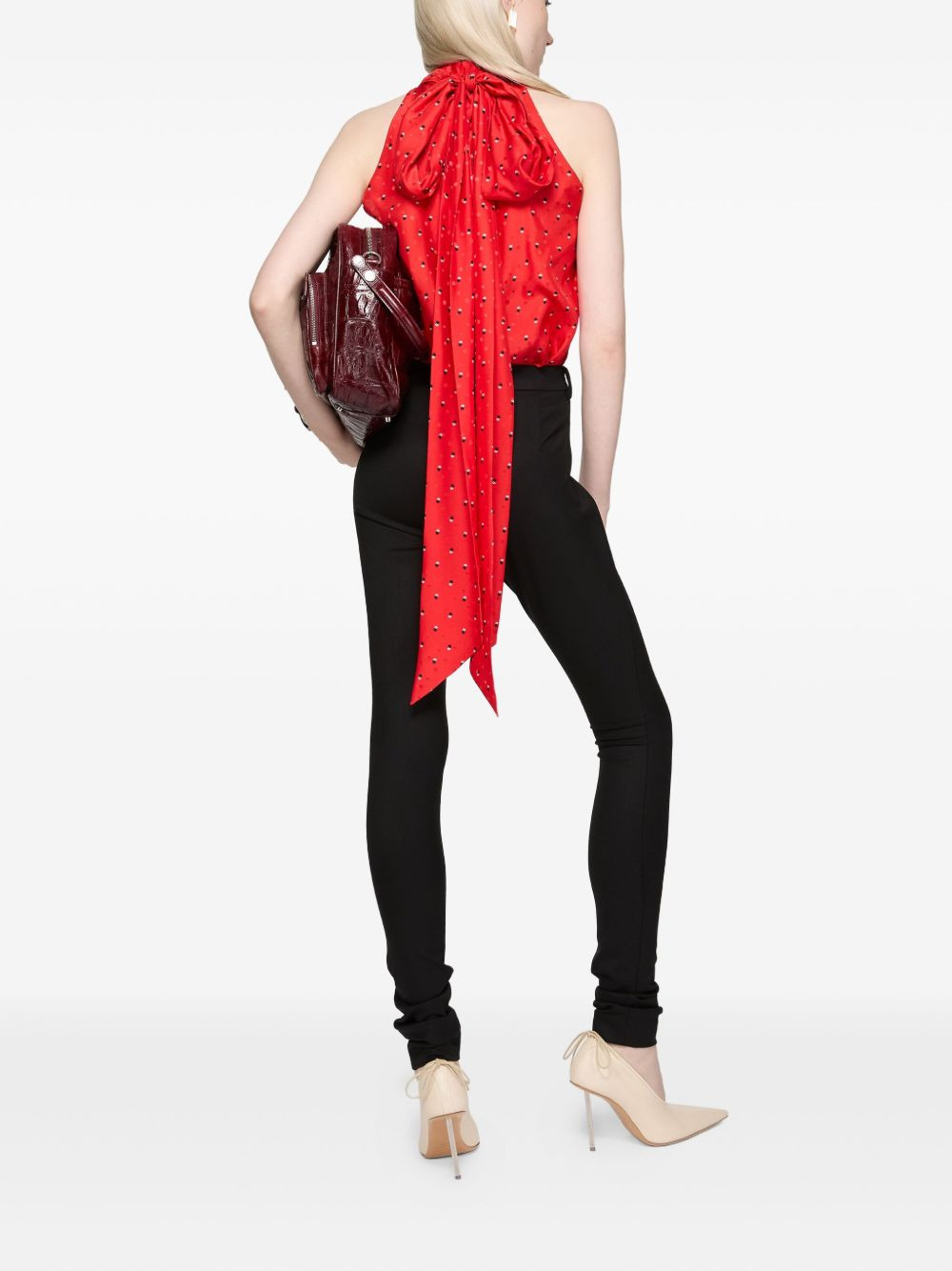 bow-detail asymmetric top - 3