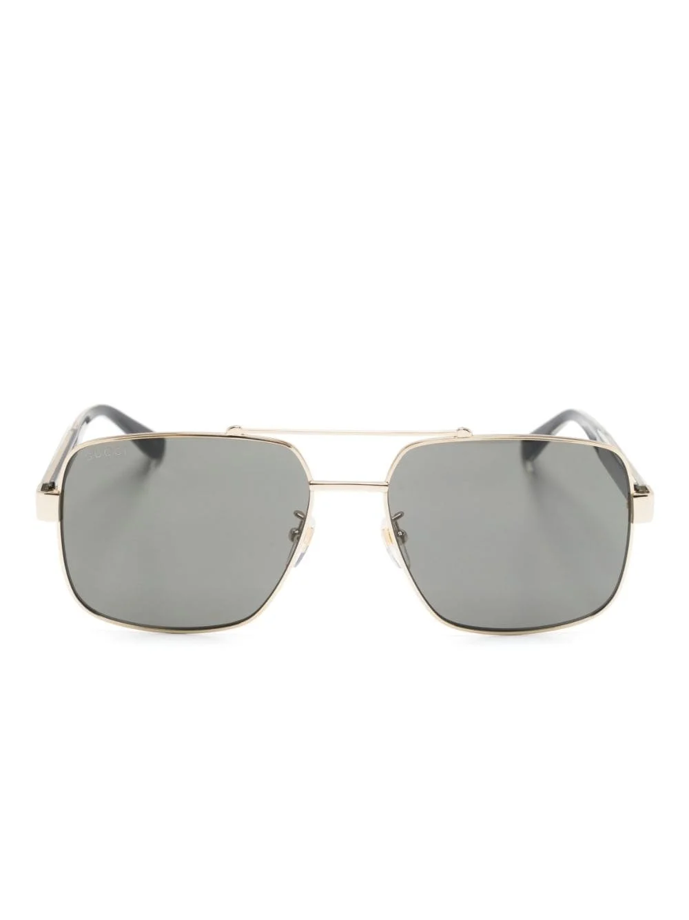 pilot-frame tinted sunglasses - 1