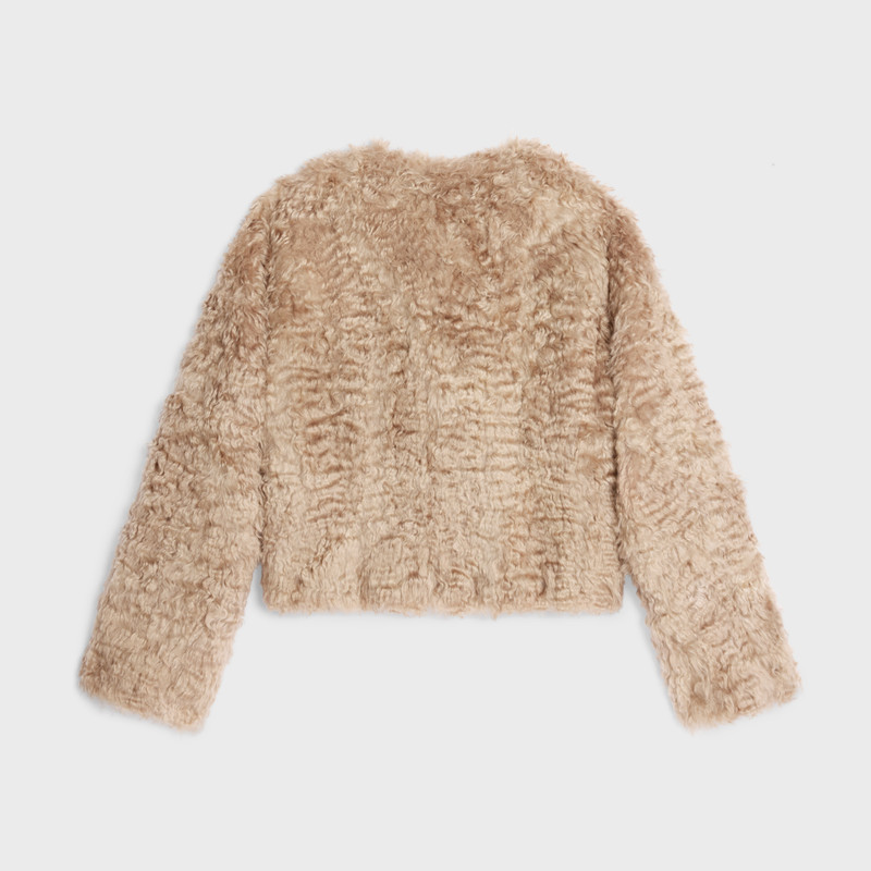 CELINE cardigan jacket in bouclé mohair outlook