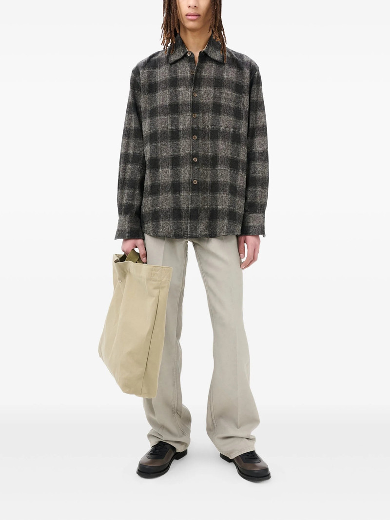 Our Legacy Our Legacy Checked Cotton Shirt outlook