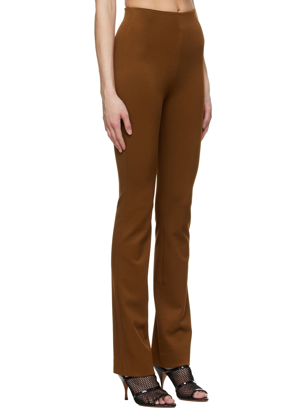 Tan Viscose Trousers - 2