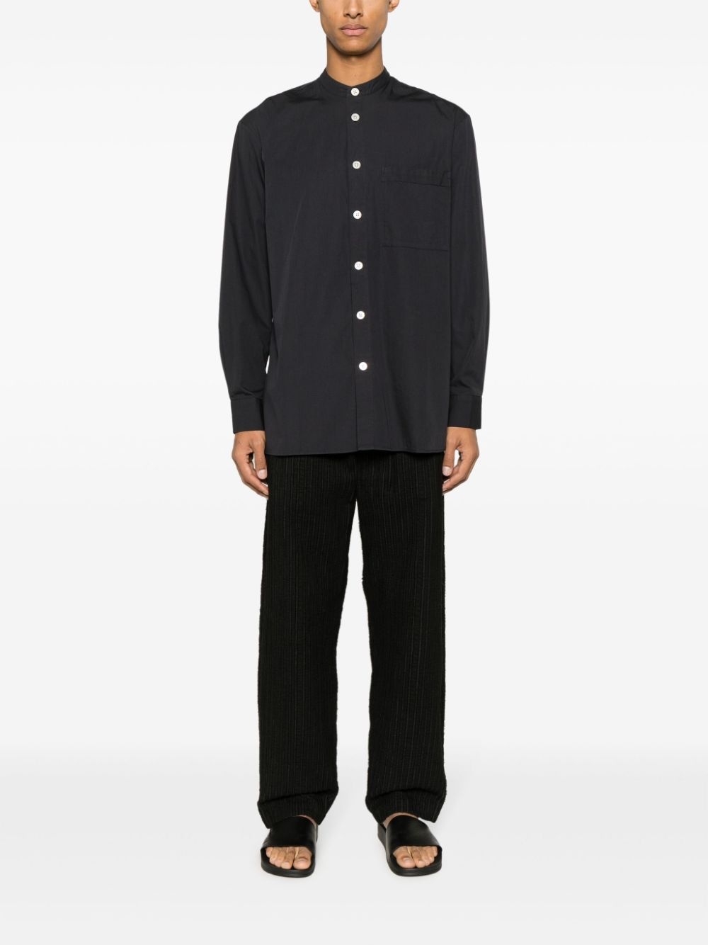 long-sleeve organic cotton shirt - 2