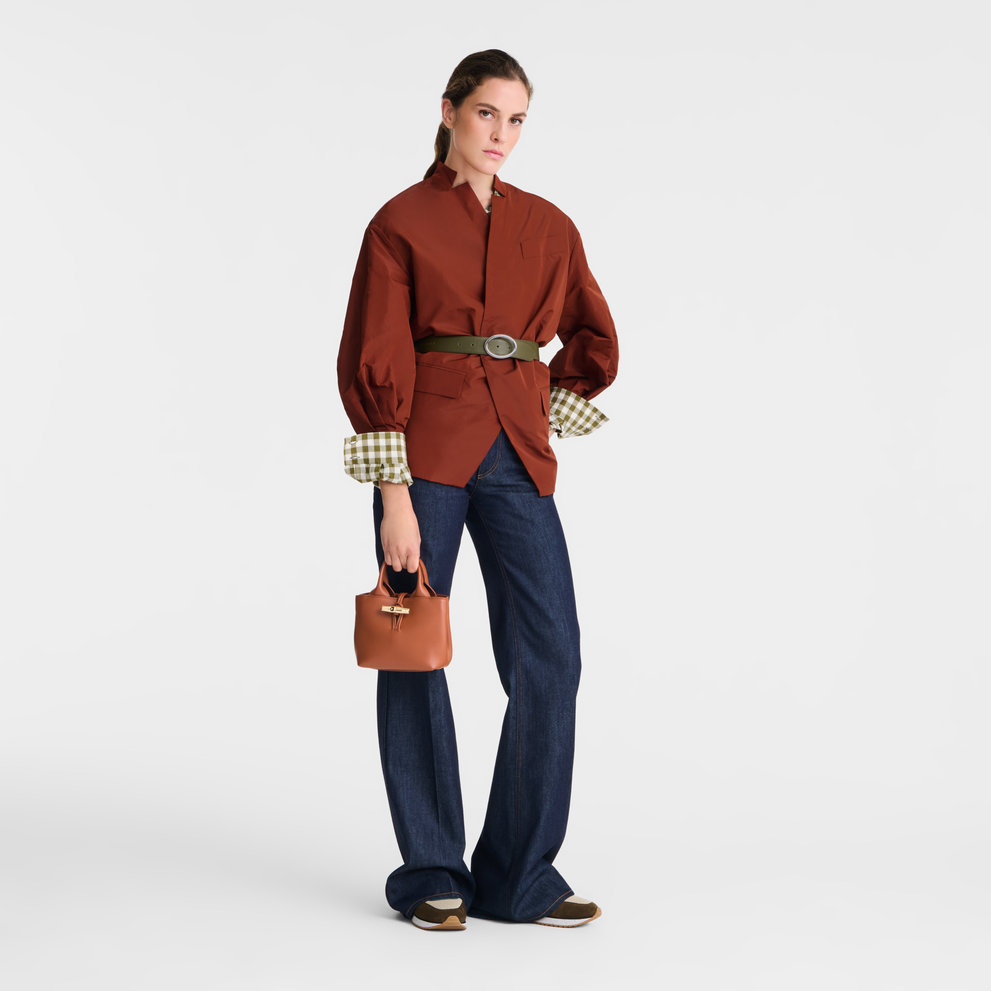 Le Roseau XS Handbag Bark - Leather - 2