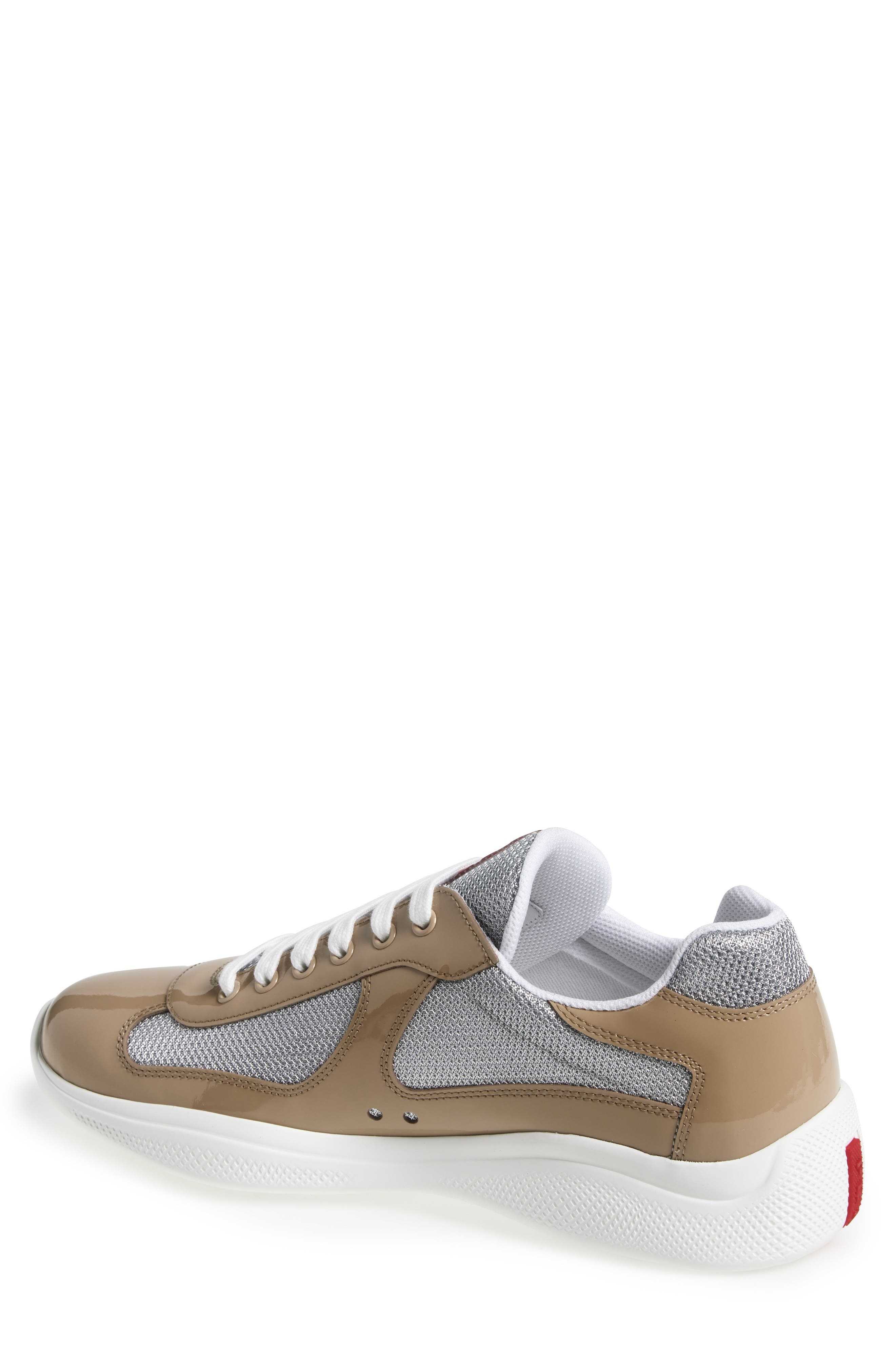 Prada America's Cup Sneaker in Beige/Argento at Nordstrom - 2