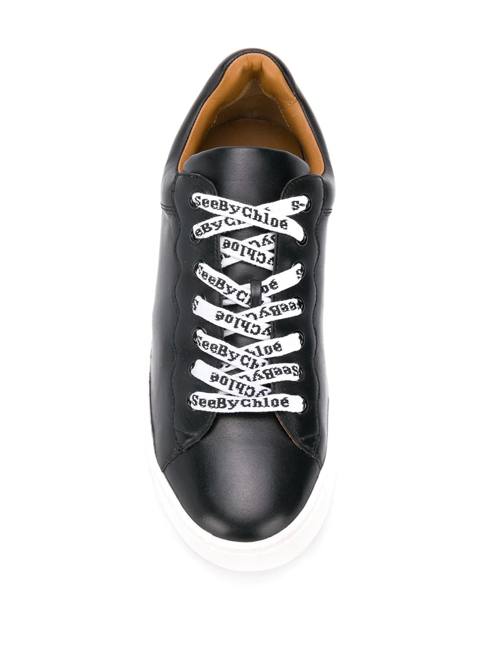 branded laces sneakers - 4