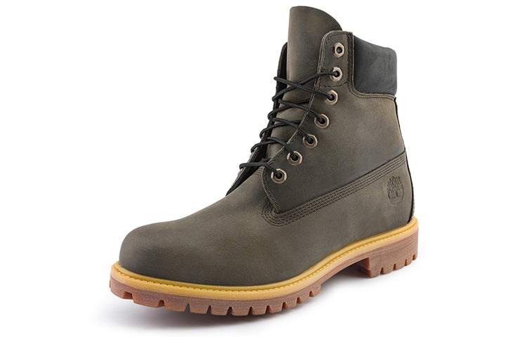 Timberland Premium 6 Inch Waterproof Boot 'Olive Green Black' A629N - 3