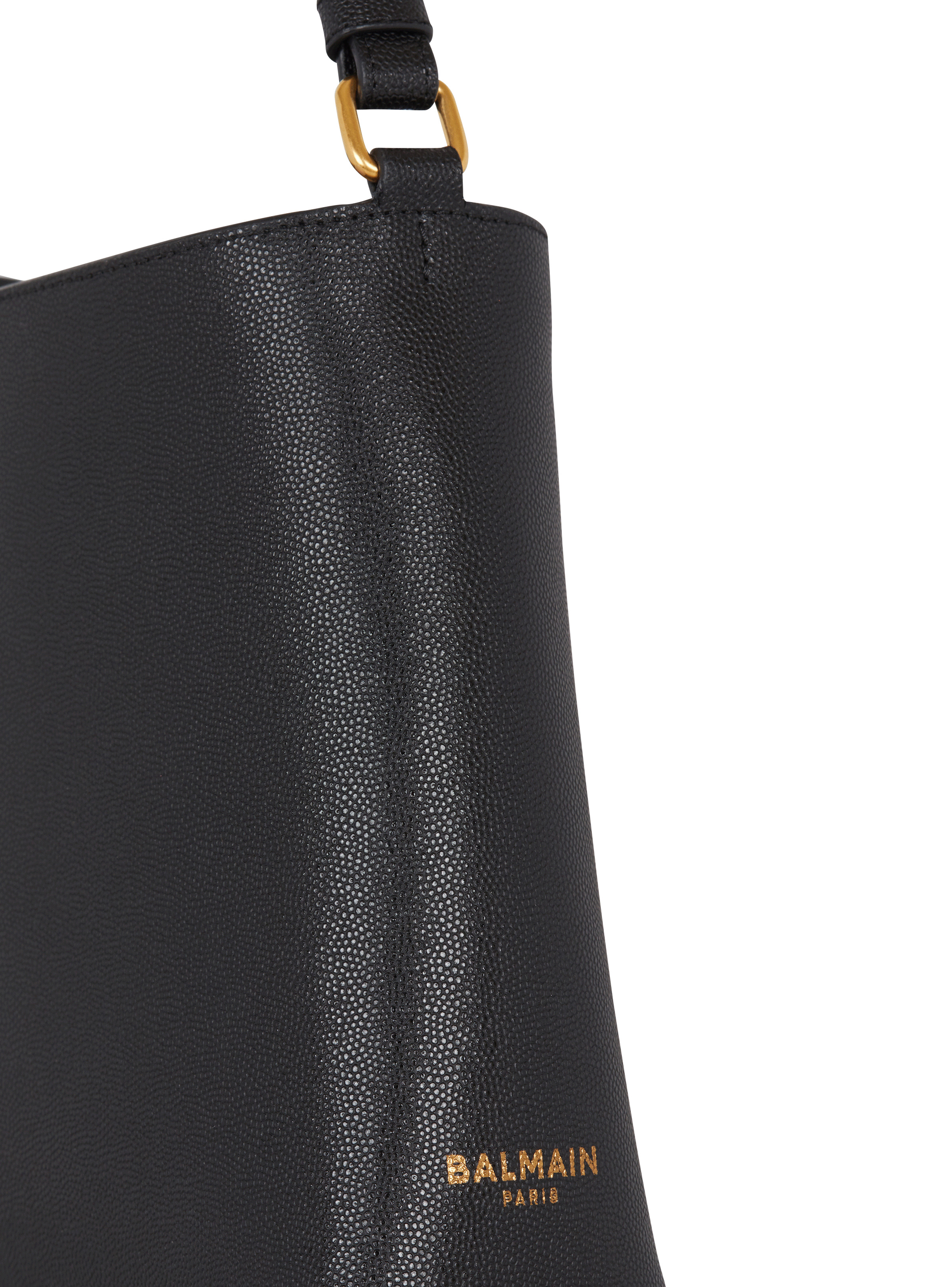 Emblème Shoulder bag in grained calfskin - 5