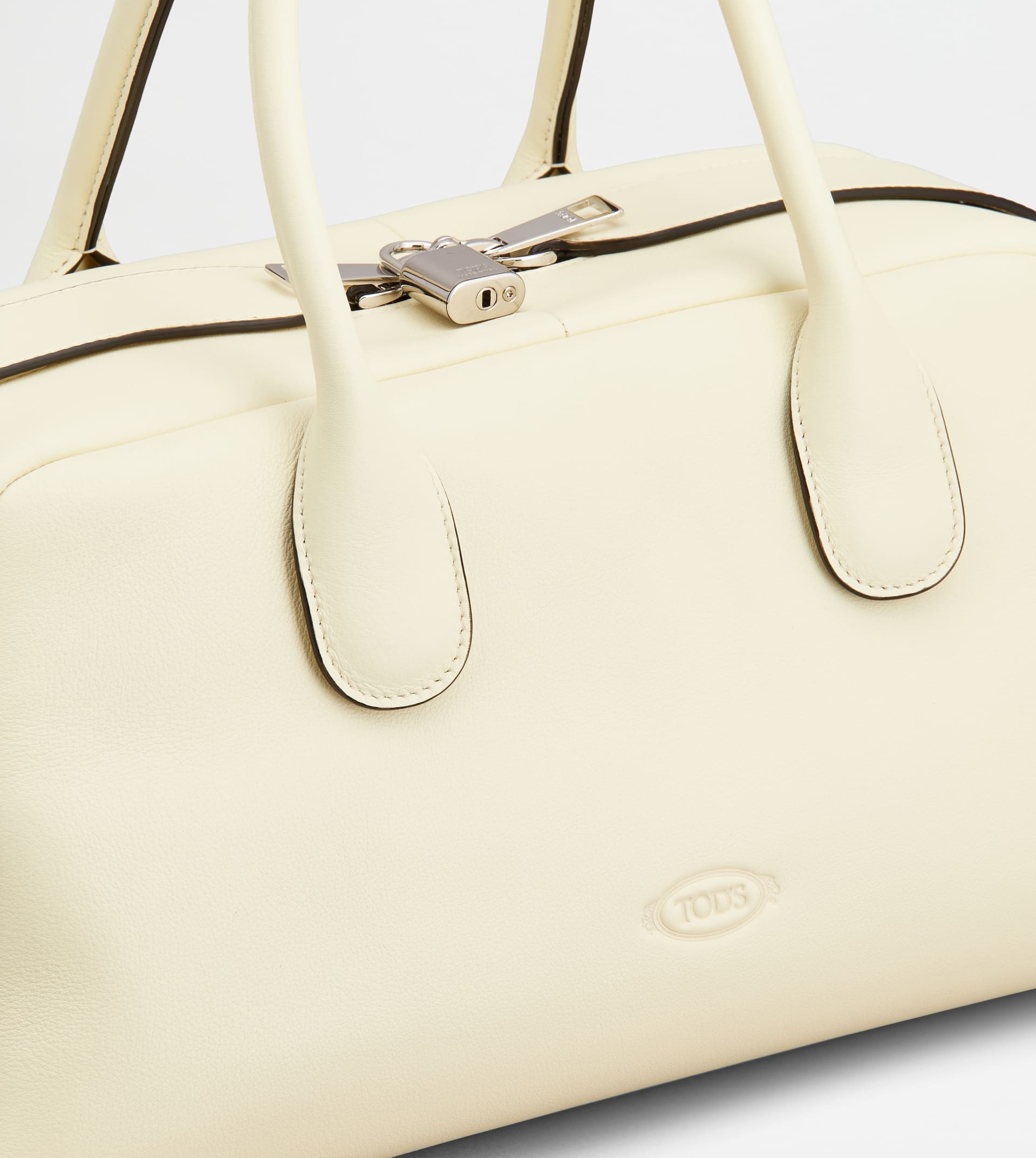 TOD'S DARSENA IN LEATHER MEDIUM - YELLOW - 6