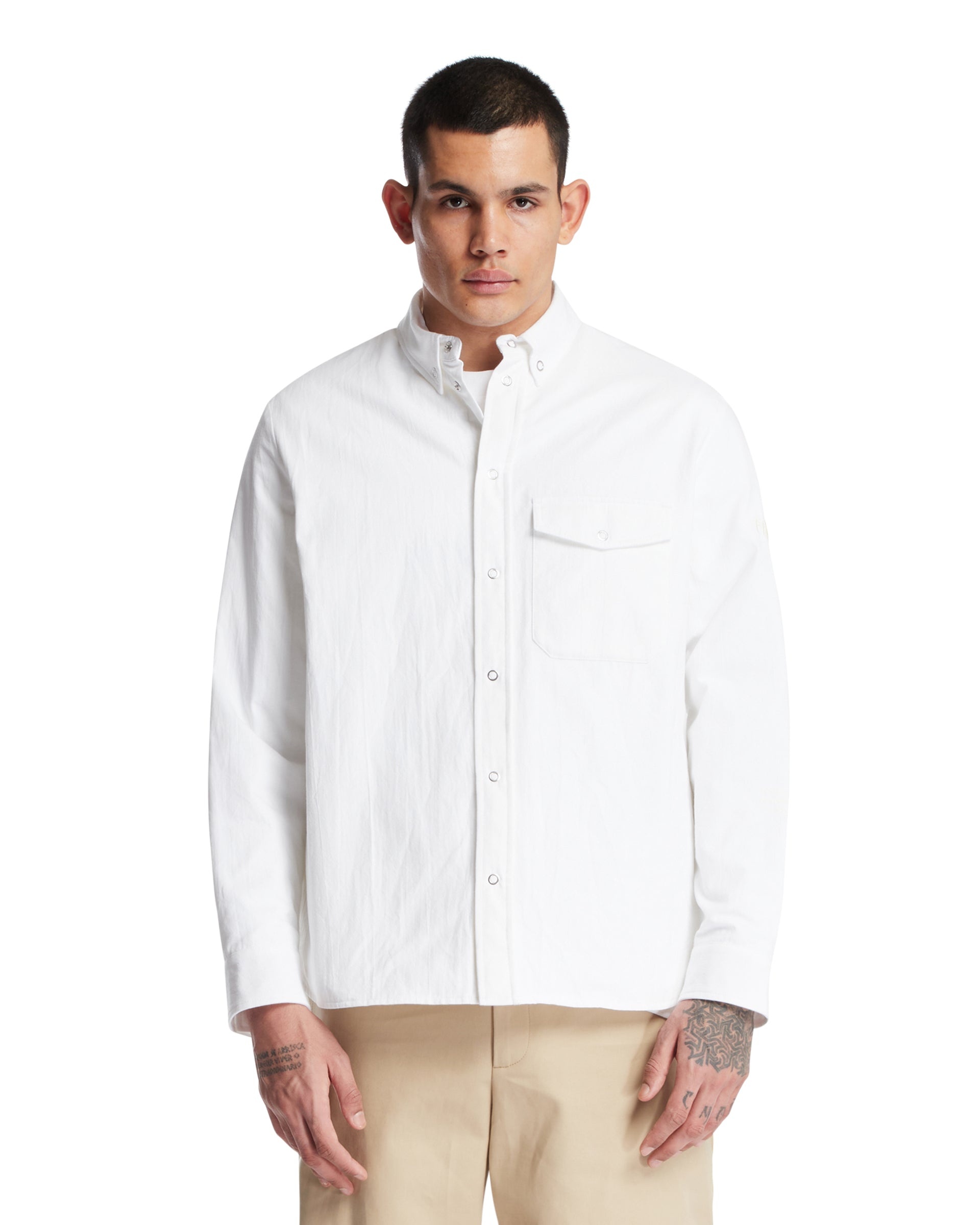 Moncler Genius x FRGMT White Padded Overshirt - 1