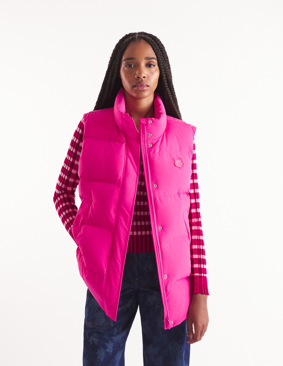 LONG SLEEVELESS PUFFER VEST - 3