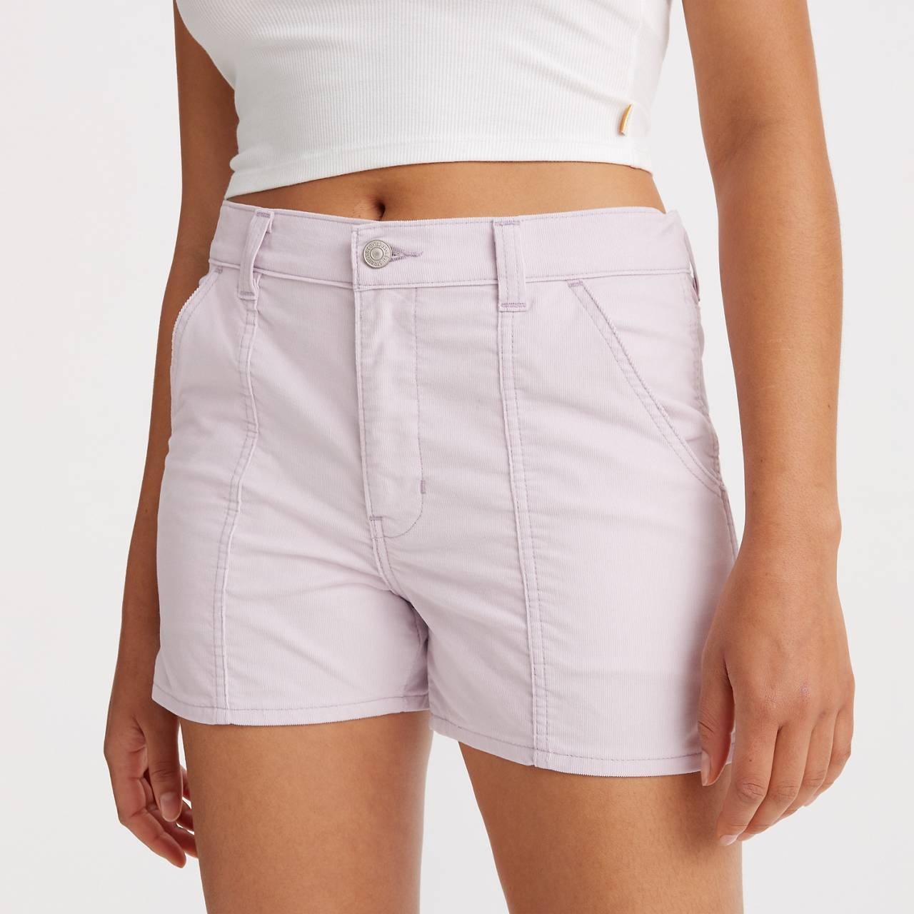 CARPENTER LIGHTWEIGHT CORDUROY WOMEN'S SHORTS - 4