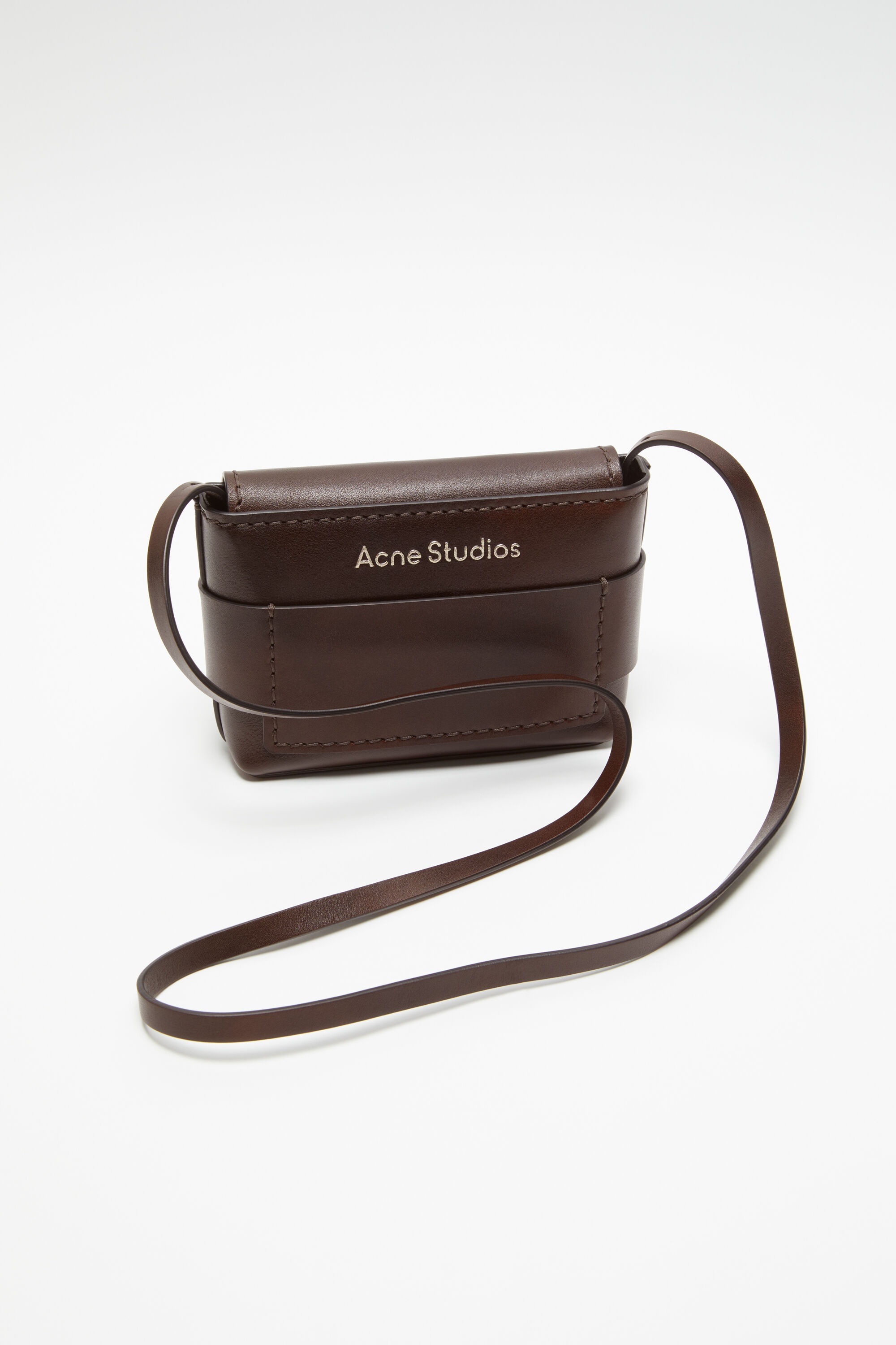 Musubi mini crossbody bag - Dark brown - 3