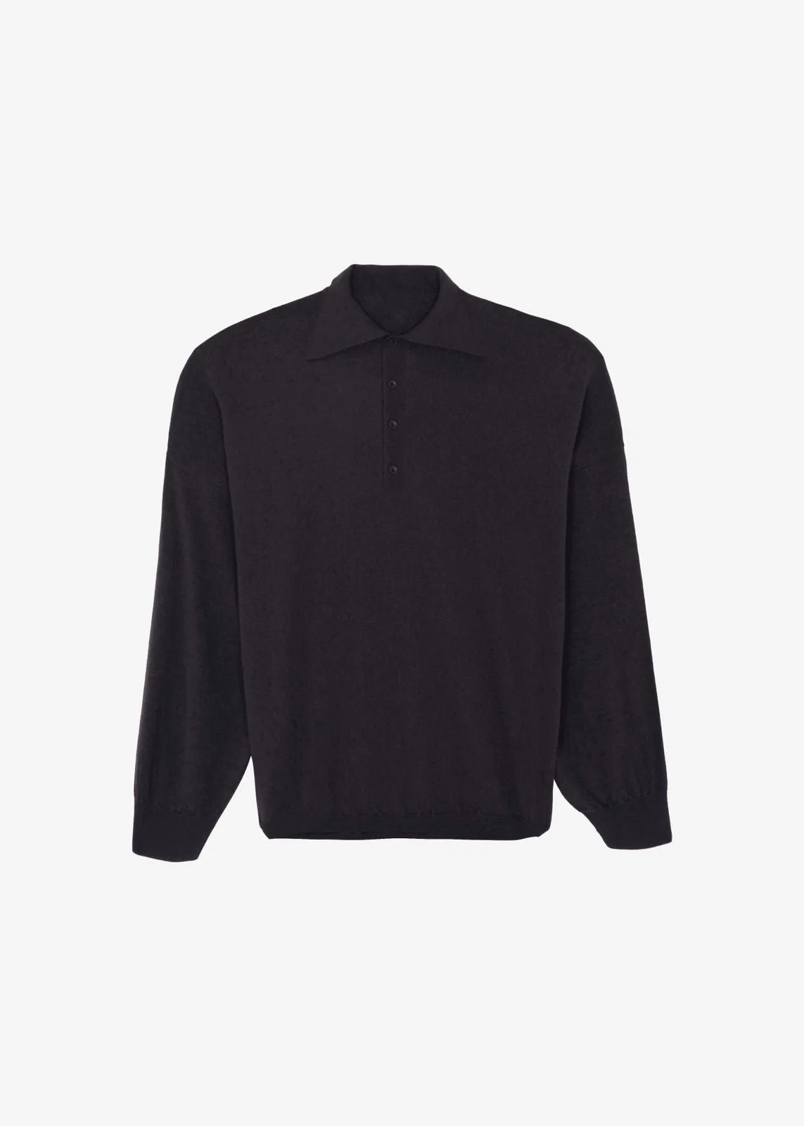 Croydon Padded Knit Polo - Black - 1