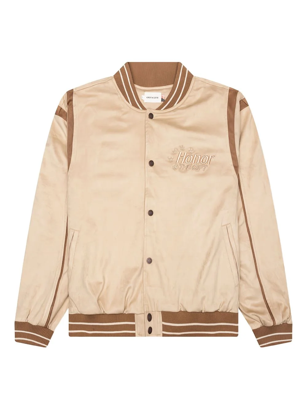 Oil Head embroidered bomber jacket - 1