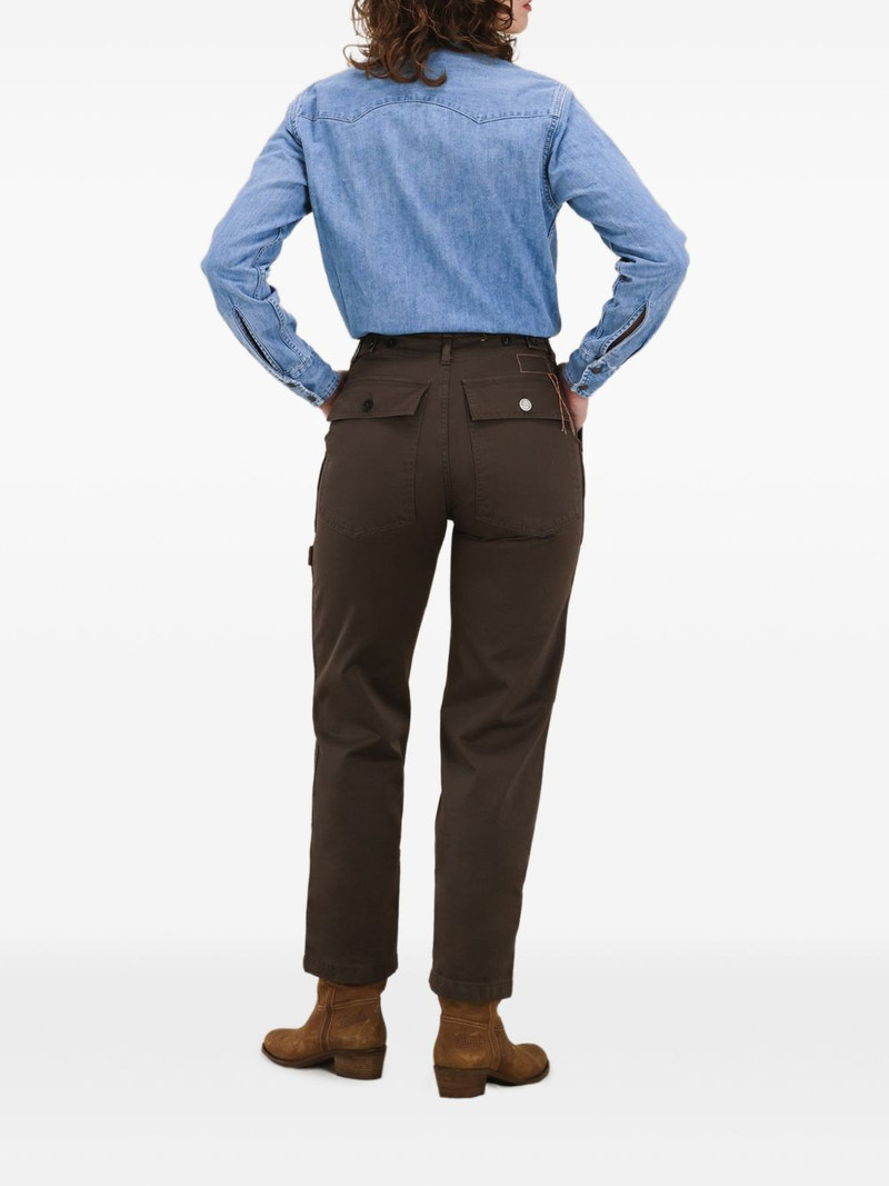 FORTELA Fatigue patch-pockets trousers outlook