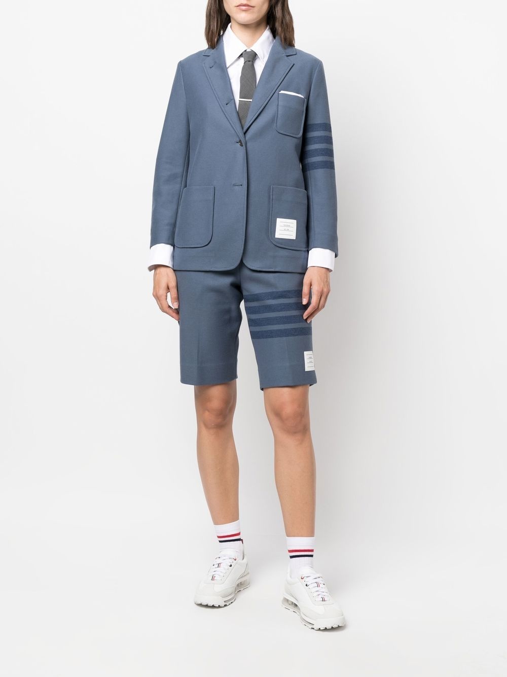 4-bar stripe bermuda shorts - 2