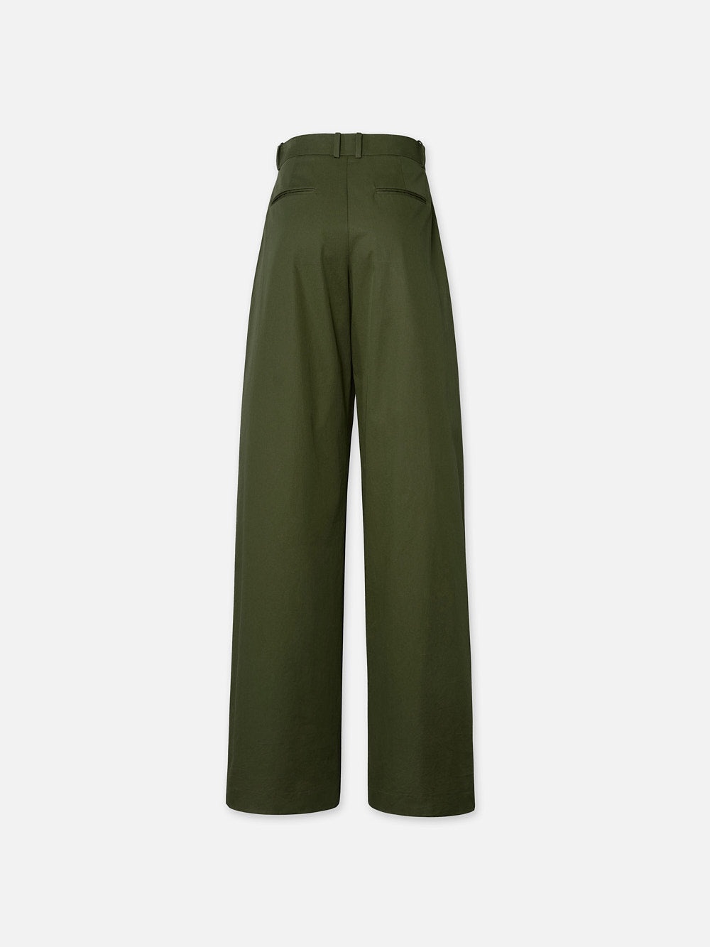 Pleated Wide Leg Pant in Surplus - 4