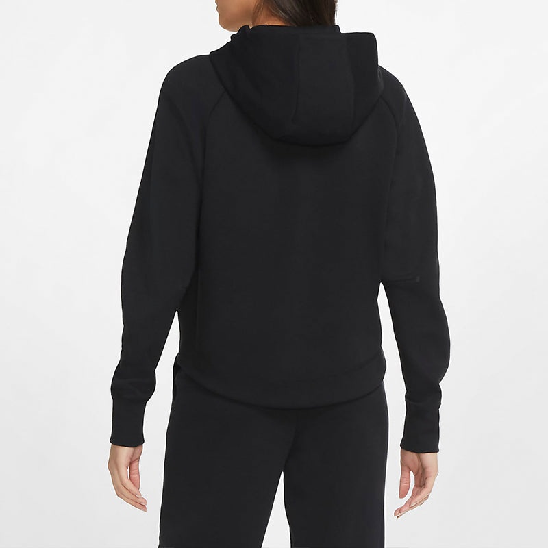 (WMNS) AS W Nike Sportswear TCH FLC WR Hoodie FZ Black CW4299-010 - 5