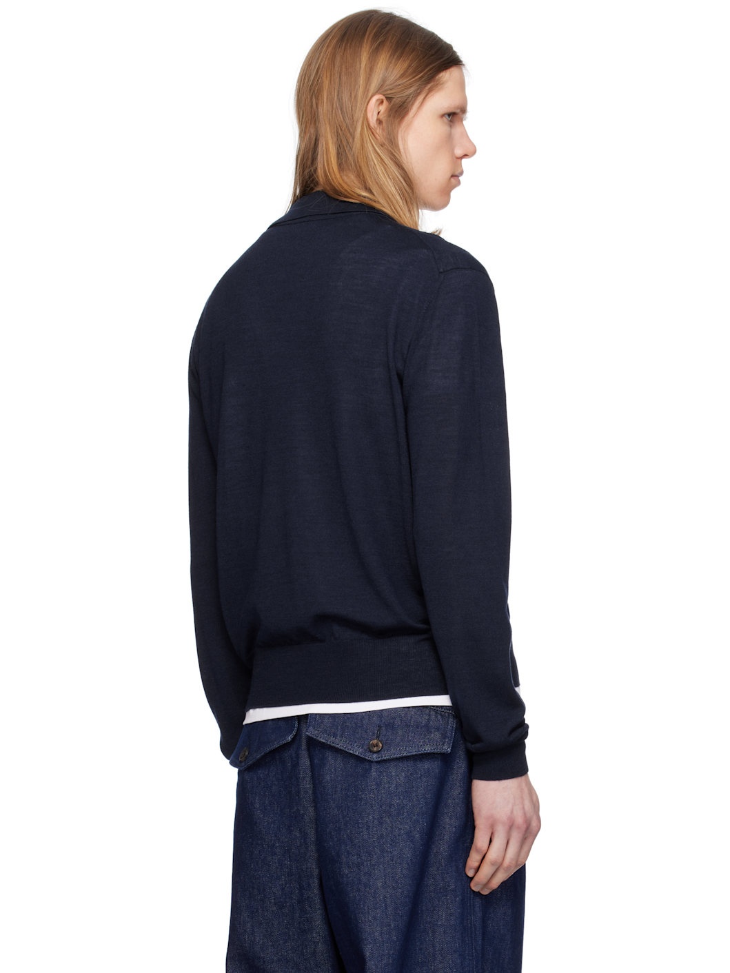 Navy Tonal Ami de Coeur Polo - 3