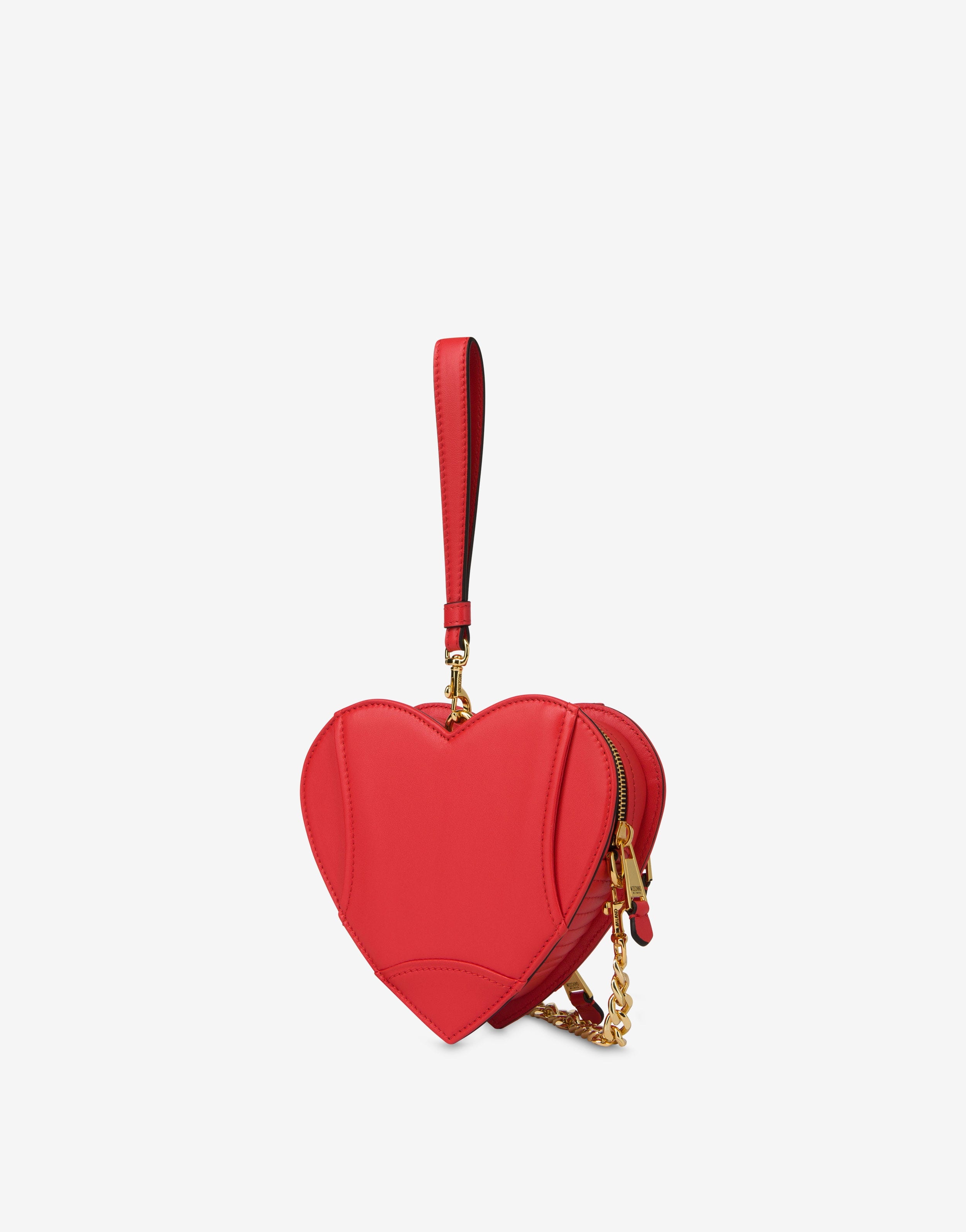 HEART BIKER BAG IN NAPPA LEATHER - 2