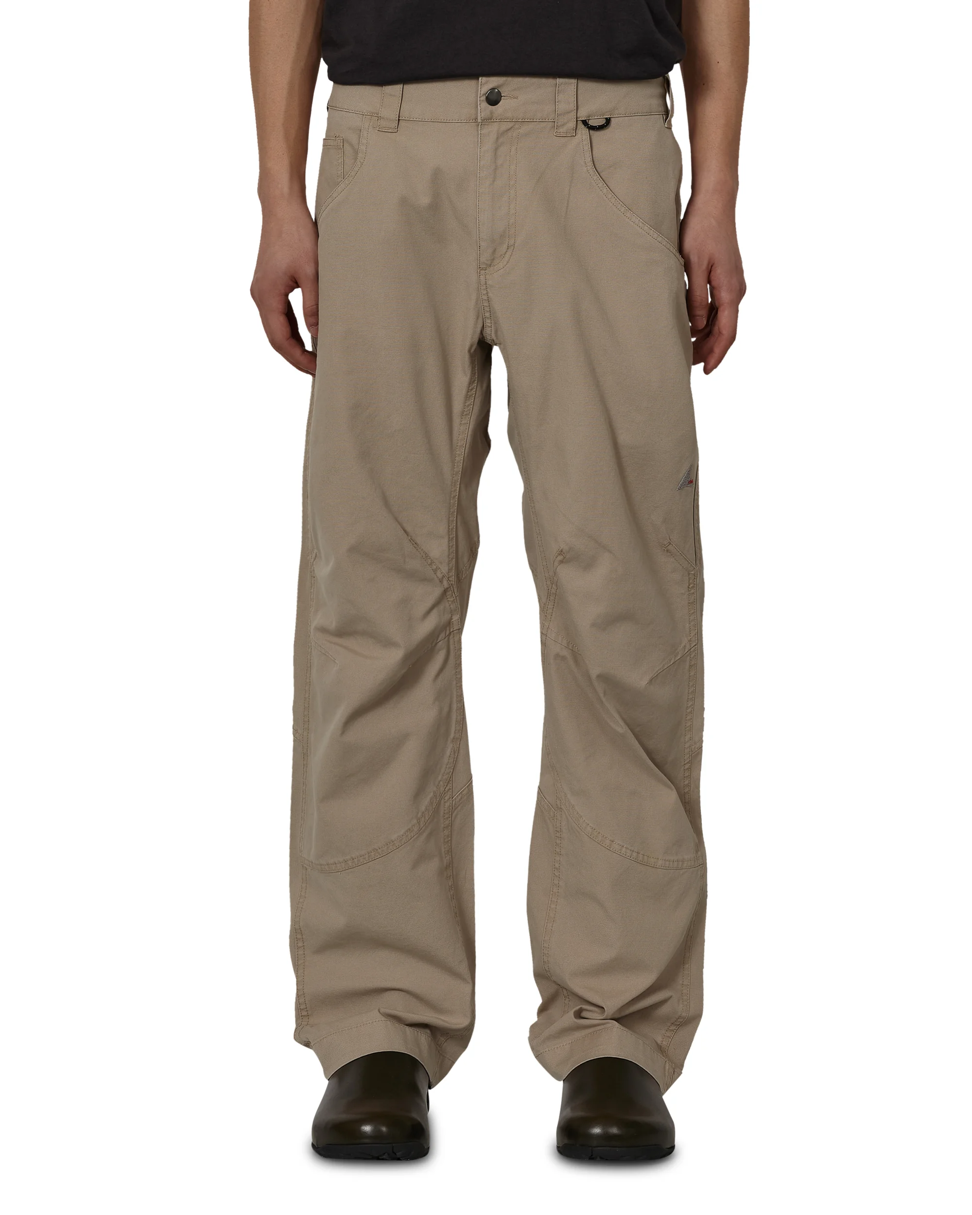 Crimp Shaped Cotton Pants - 1