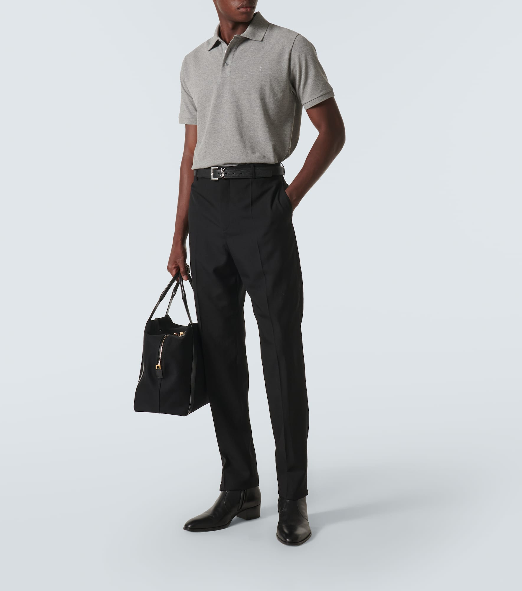 Cassandre cotton-blend piqué T-shirt - 2
