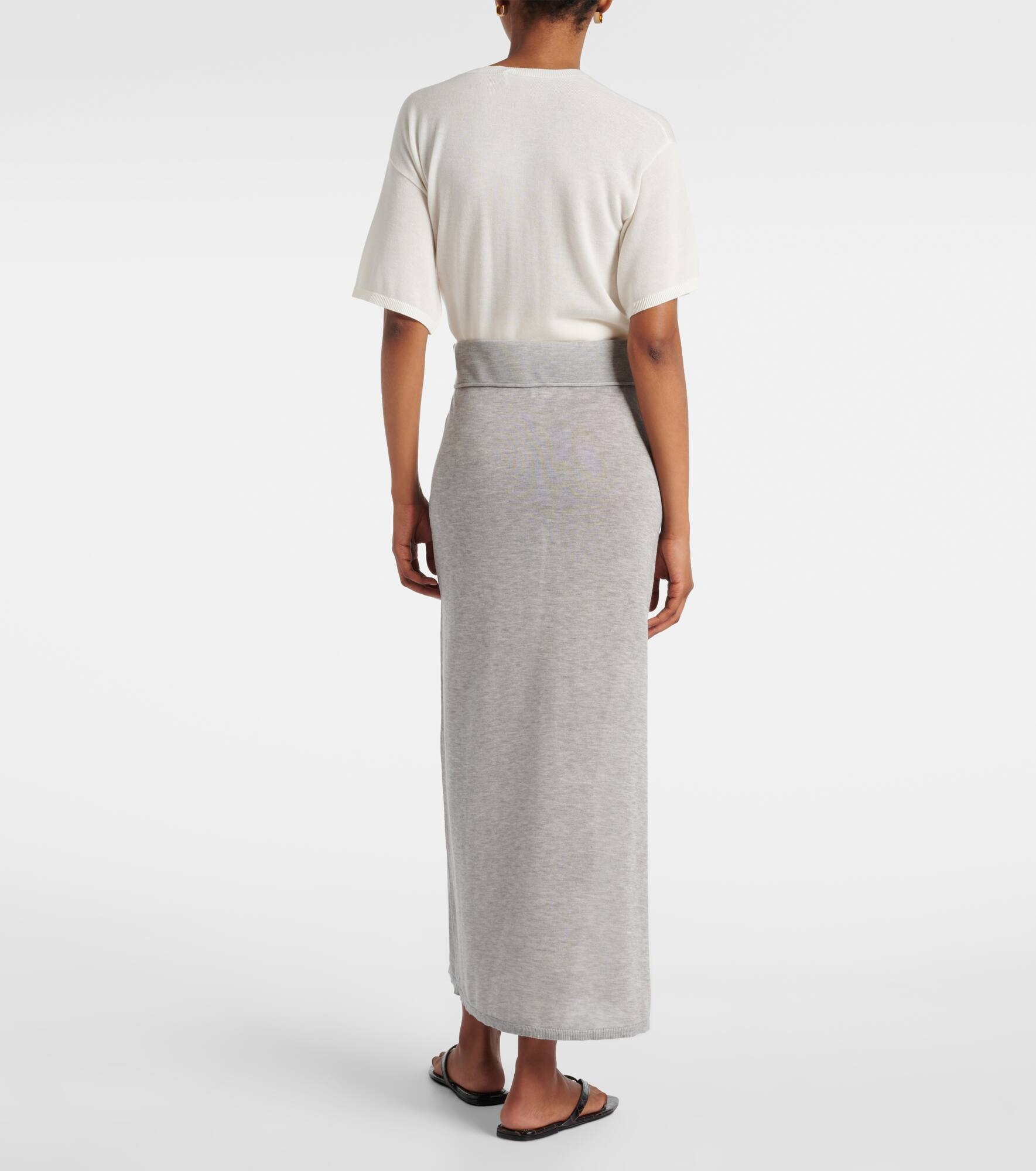 Knitted maxi skirt - 3