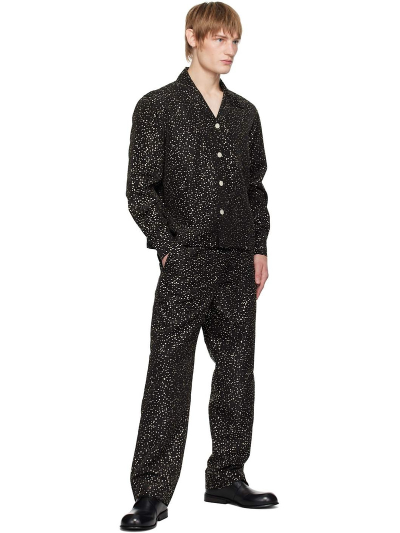 BODE Black Glitter Trousers outlook