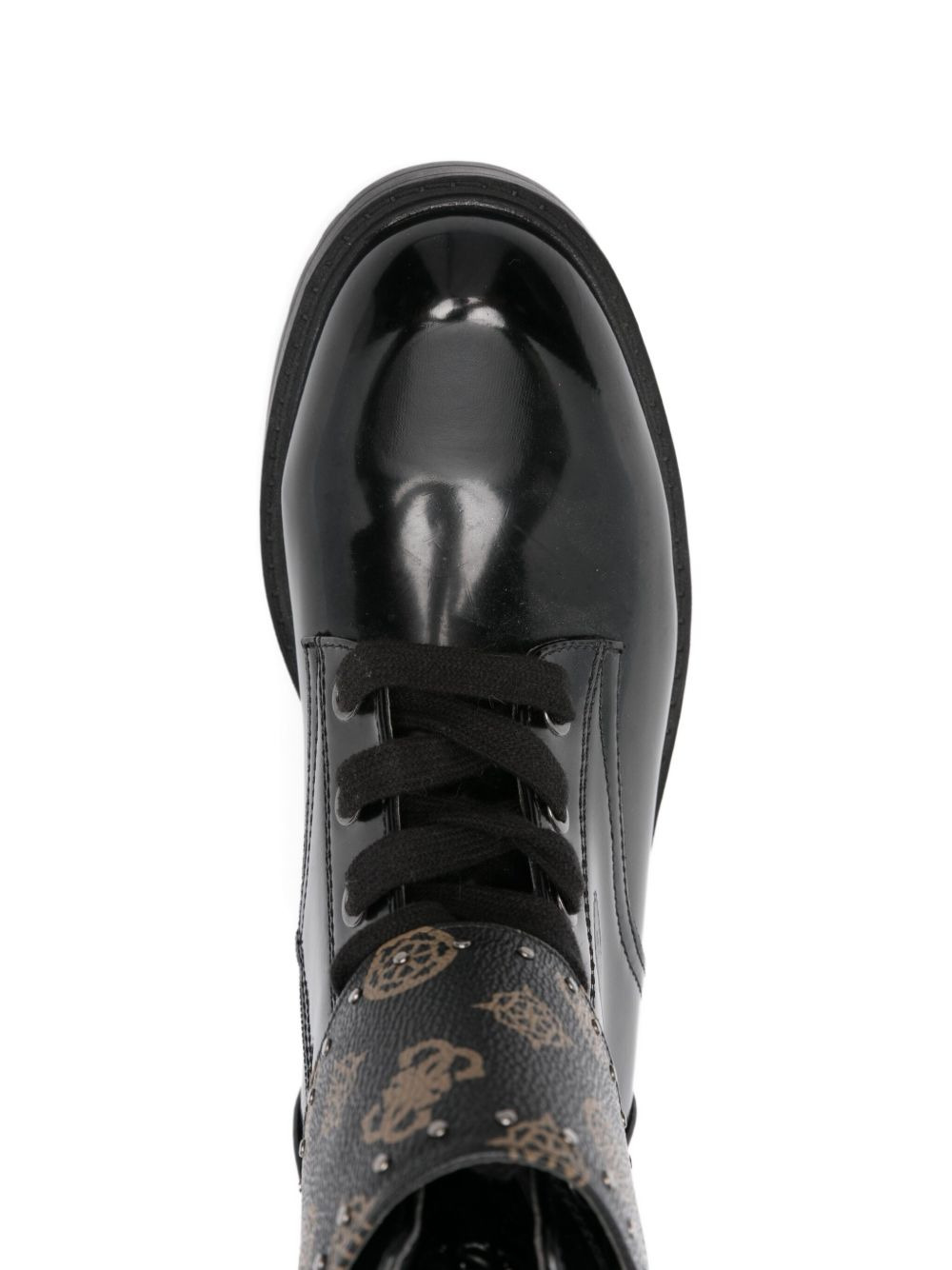 studded-detail biker boots - 4