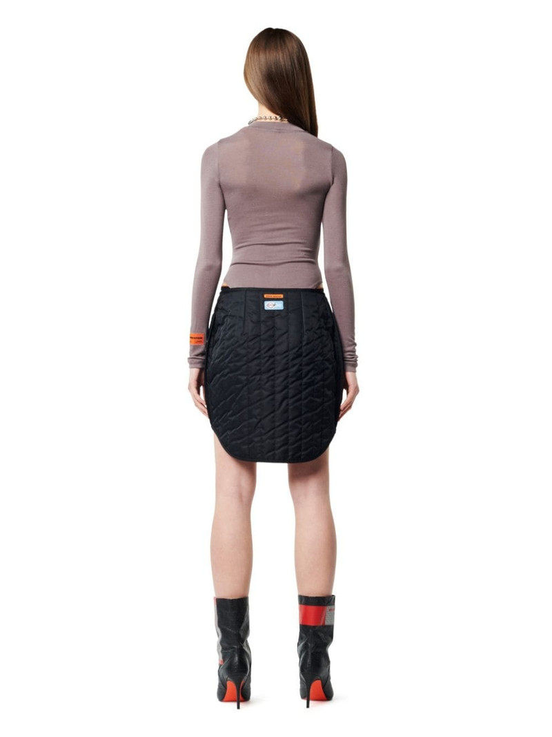 EX-RAY QUILTED SHORT SKIRT 4