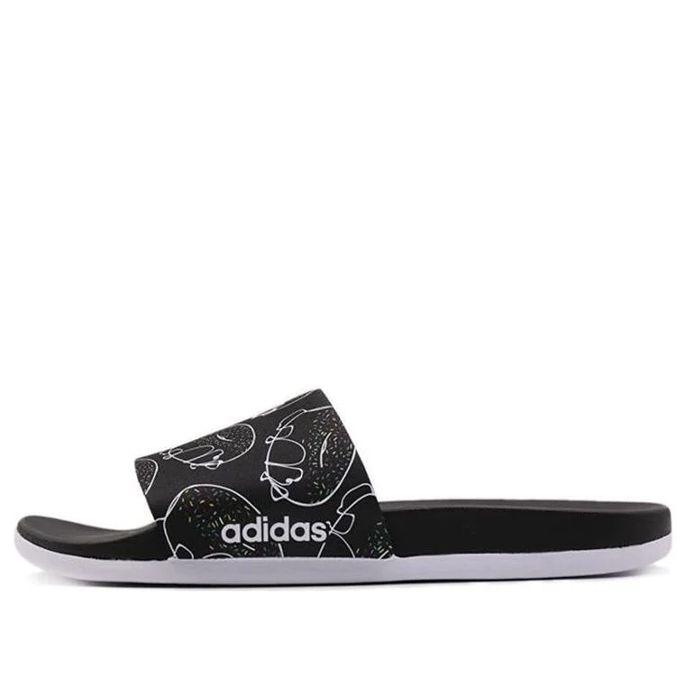 adidas Adilette CF+ GR Slippers 'Black White' CM8040 - 1
