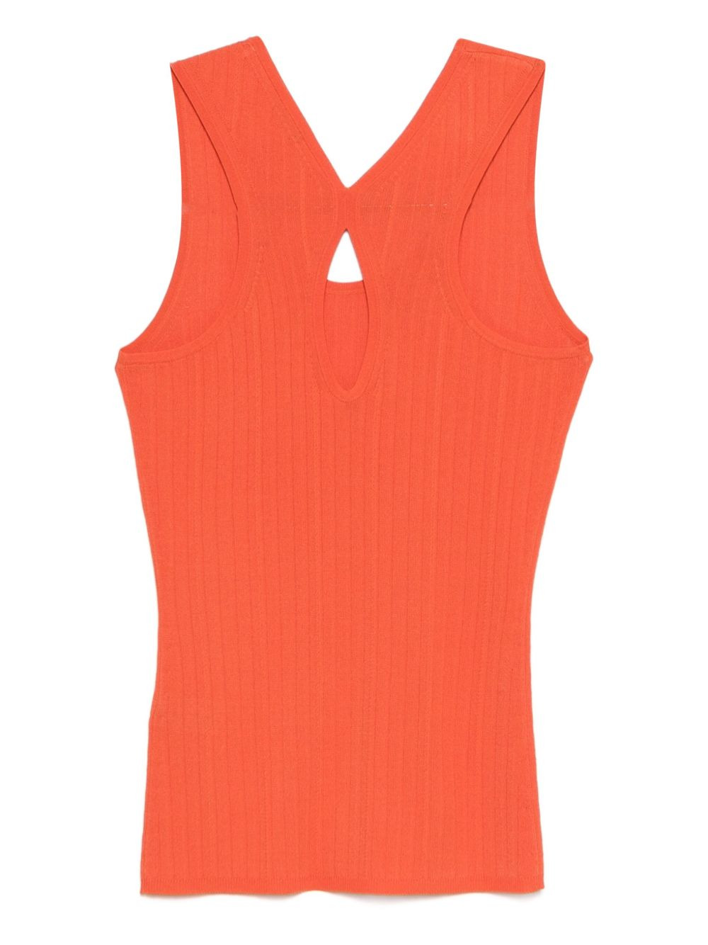 keyhole ribbed top - 2