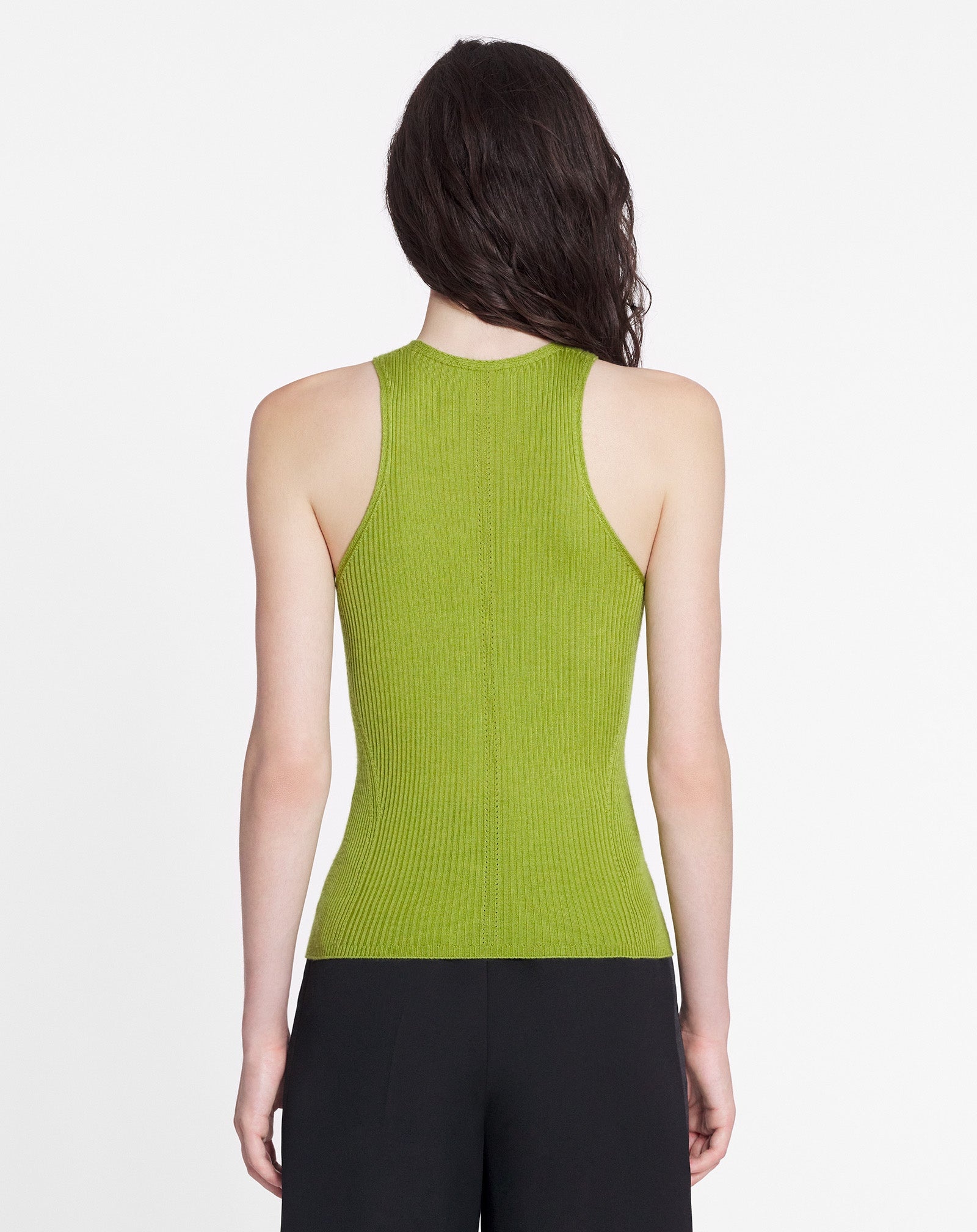SLEEVELESS TOP WITH BACK COLLAR - 4