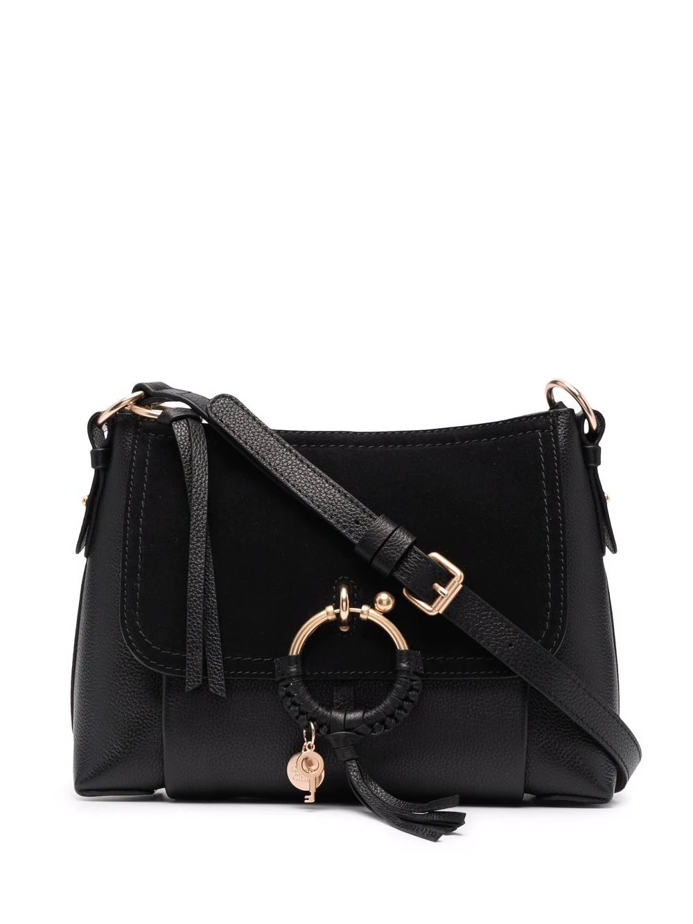 Joan mini leather crossbody bag - 1