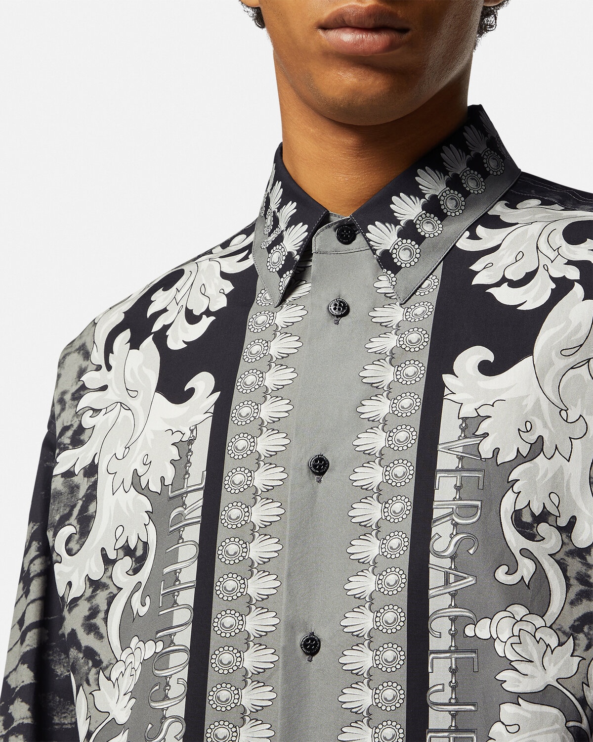 ヴェルサーチ　VERSACE VERSACE JEANS COUTURE Animalier Shirt | REVERSIBLE